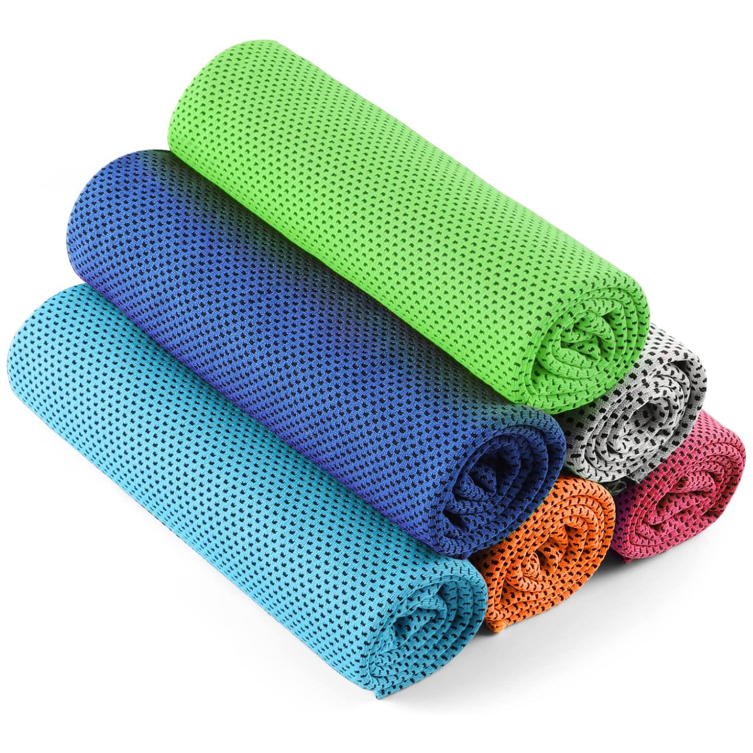 Serviettes rafraîchissantes pour le cou et le visage, serviettes rafraîchissantes pour les temps chauds, serviettes de refroidissement pour le cou,