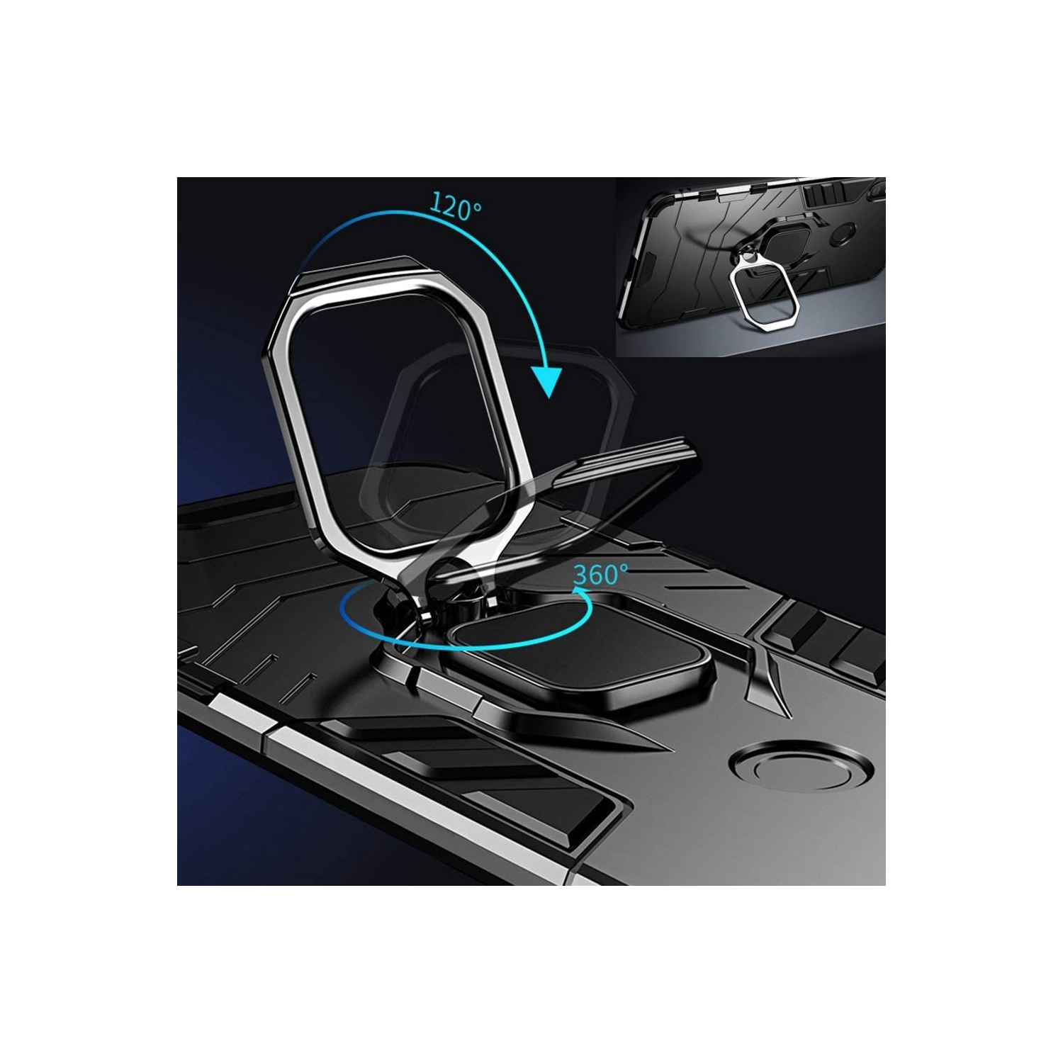 for Huawei P20 Pro Case,Hybrid Heavy Duty Shockproof Armor Dual Layer Protection Defender Back Case Cover for Huawei