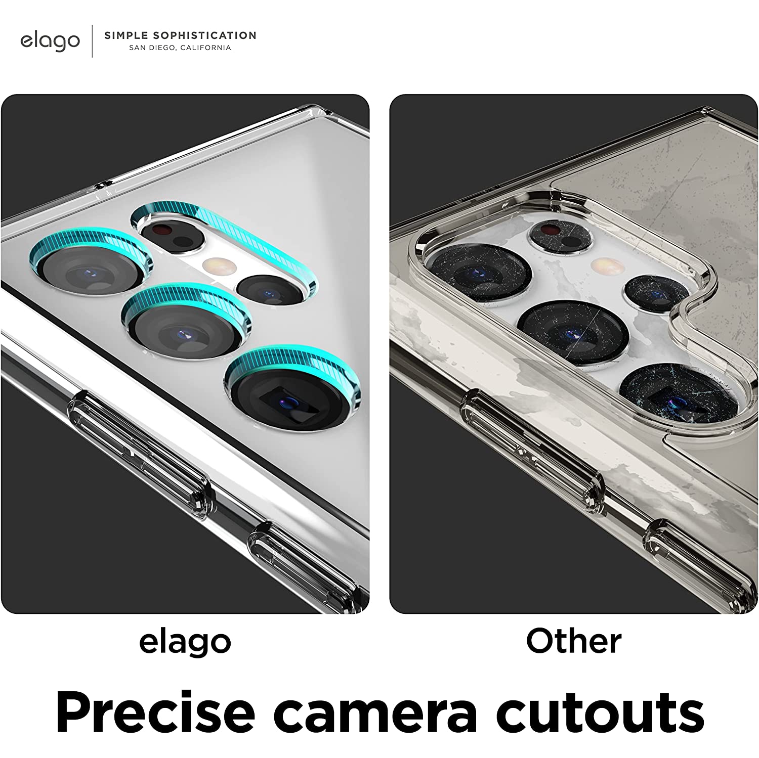 Hybrid Clear Case Compatible with Samsung Galaxy S22 Ultra 6.8 inch - Sleek and Light Design,