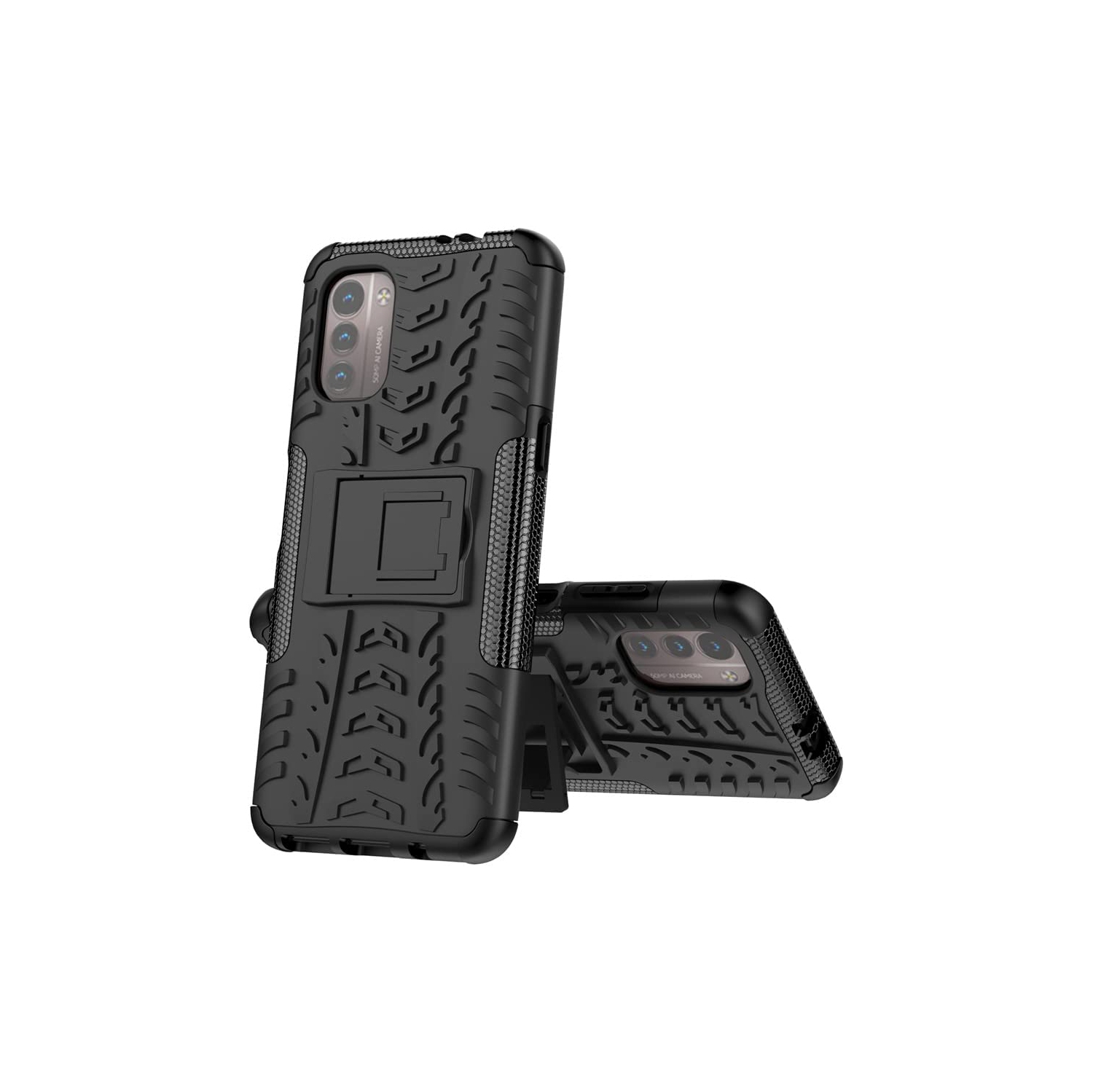 Compatible with Nokia G21 4G Case Nokia G21 4G Cover Slim Case Heavy Duty with Kickstand Dual Layer Drop