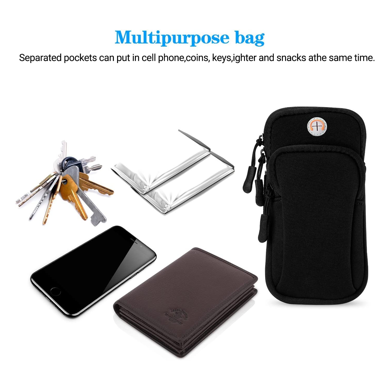 Brassard pour téléphone cellulaire pour iPhone 13 12 11 Pro XR XS X 8 7 6 6s, Galaxy S21 Ultra S20 S10 S9 résistant à la sueur Sports