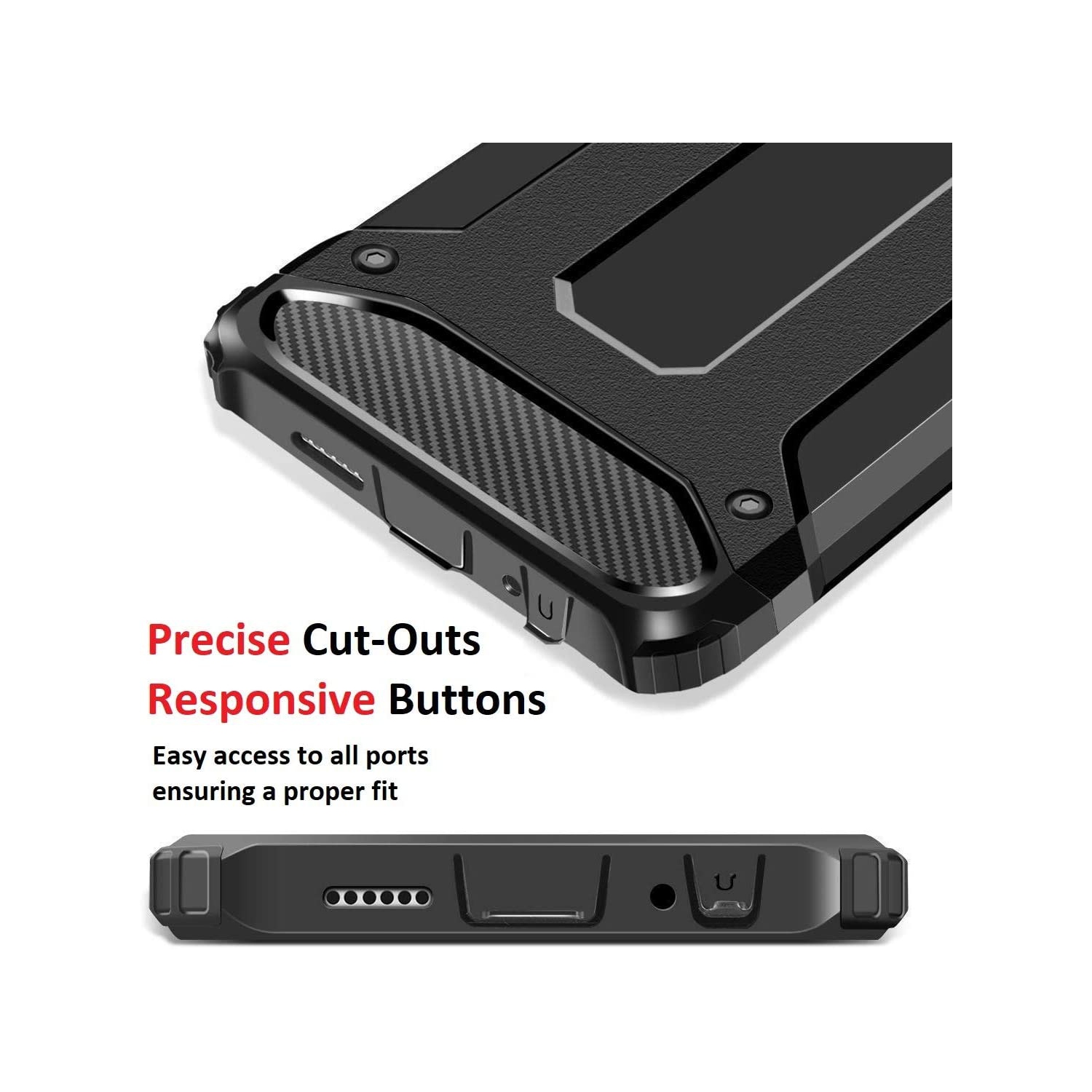 Armor Huawei P20 Pro Case, Heavy Duty [4 Corners Shockproof Protection] Bumper Hard Skin Cover for Huawei P20