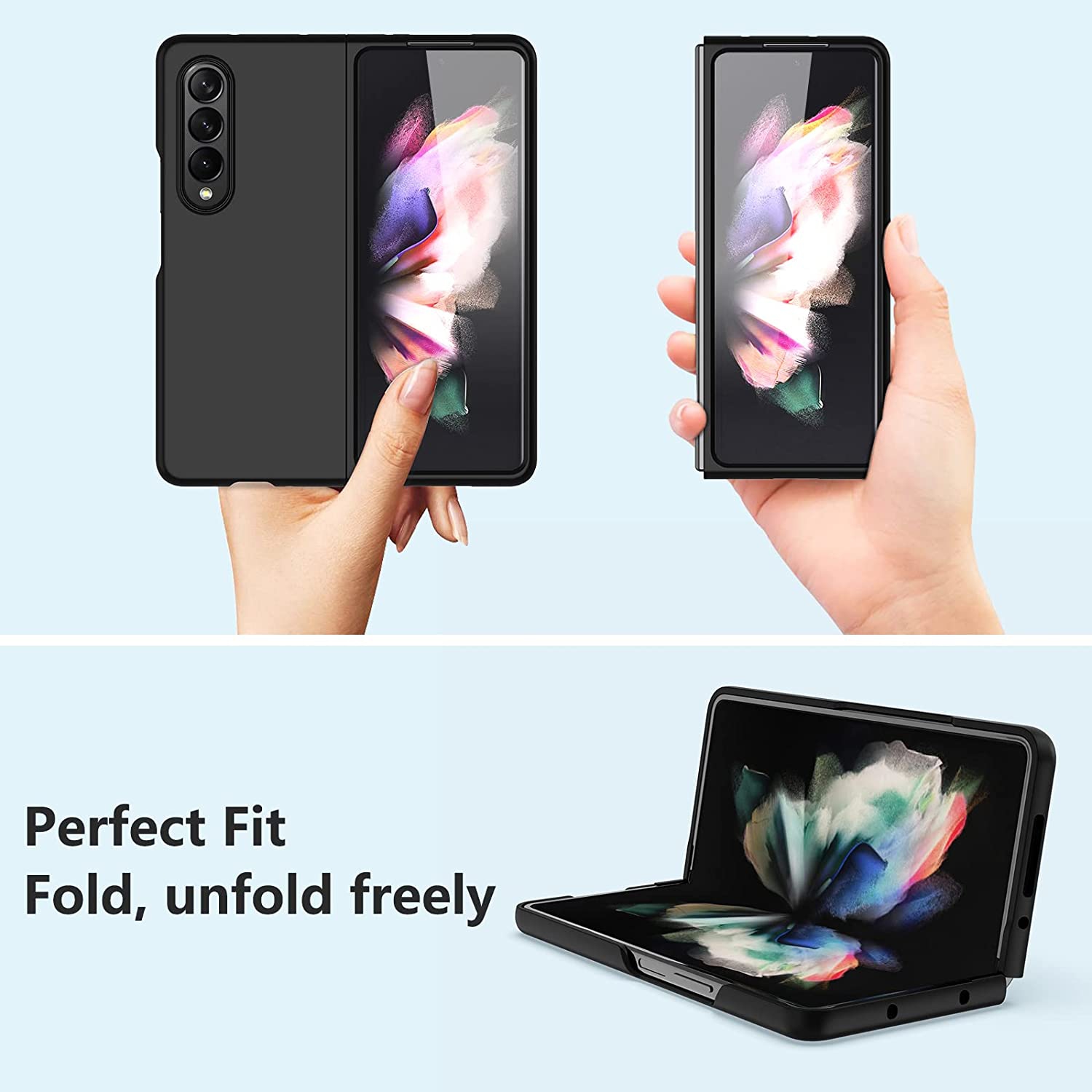 for Samsung Galaxy Z Fold 4 Case: Slim Shockproof Protective Phone Case for Galaxy Z Fold 4 5G