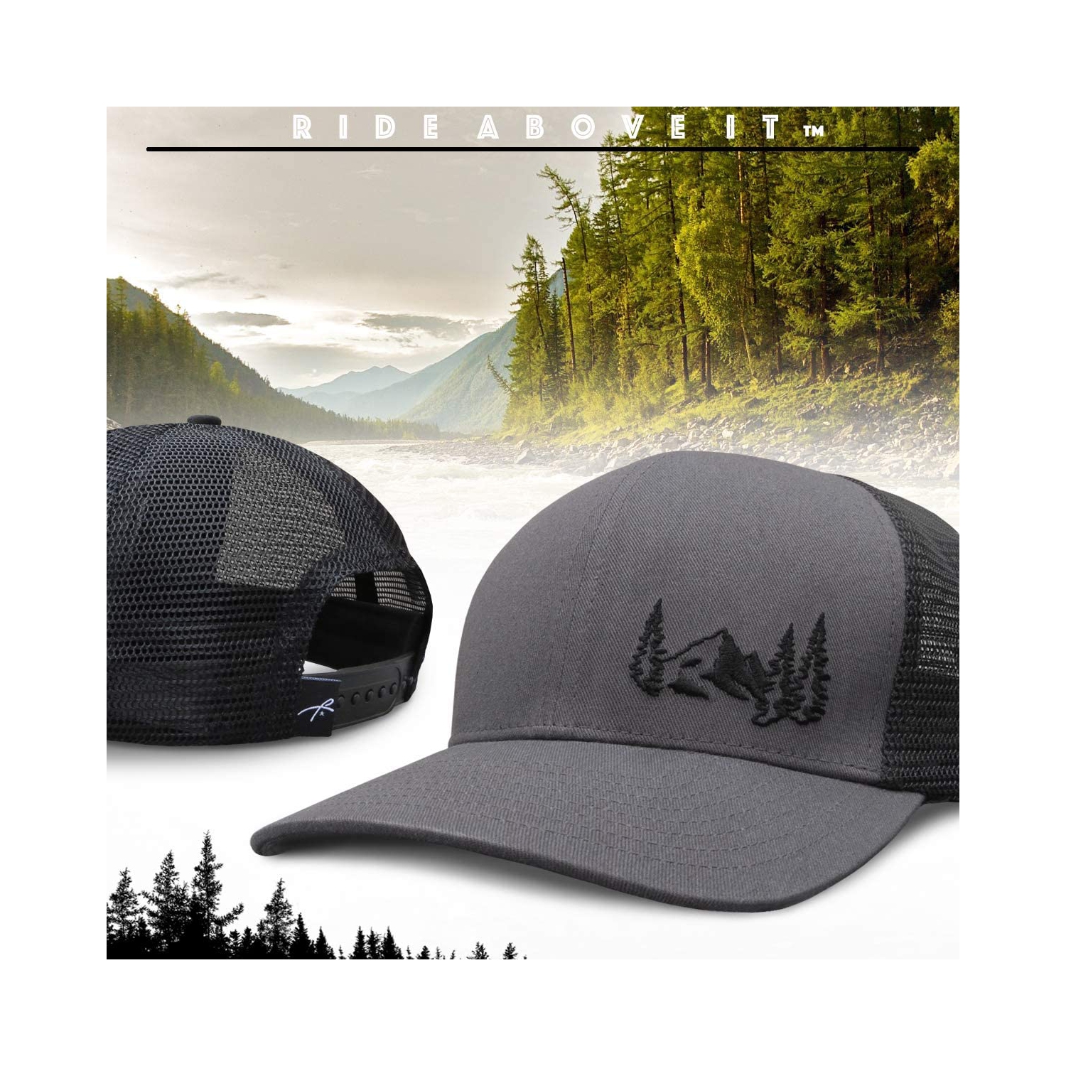 Chapeau de camionneur pour hommes ou femmes – plusieurs motifs branchés