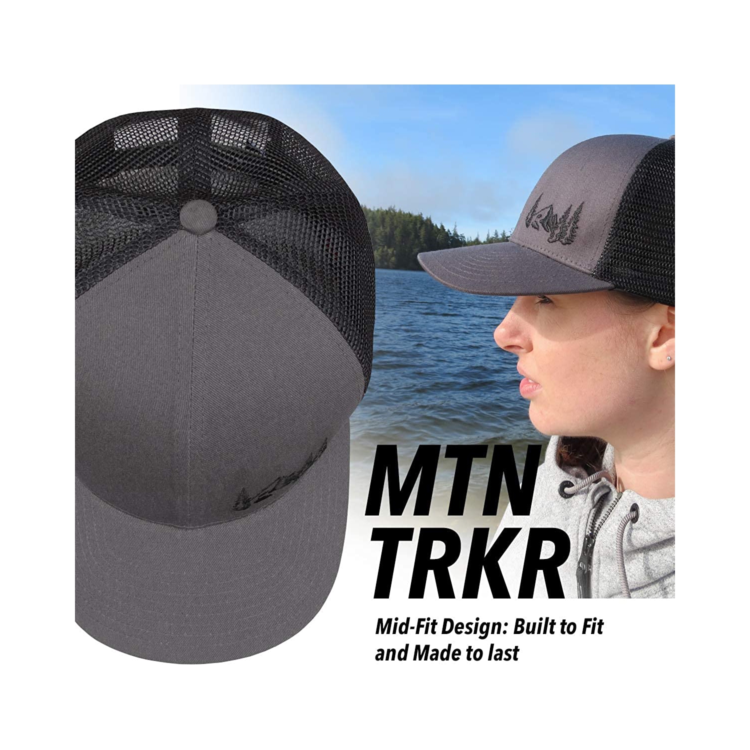 Chapeau de camionneur pour hommes ou femmes – plusieurs motifs branchés