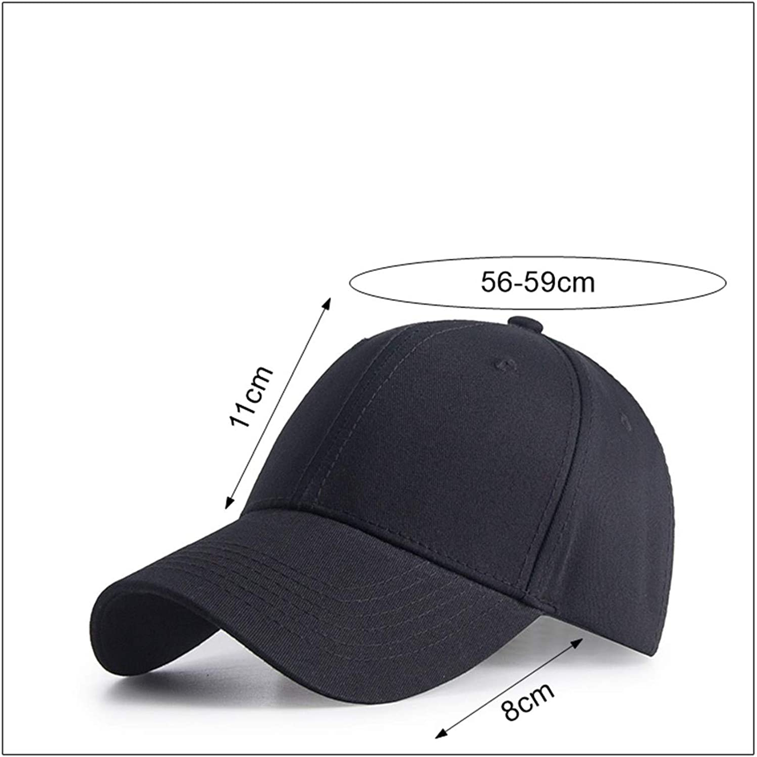 Ensemble de 2 casquettes de baseball tout-aller en coton pour hommes quatre saisons