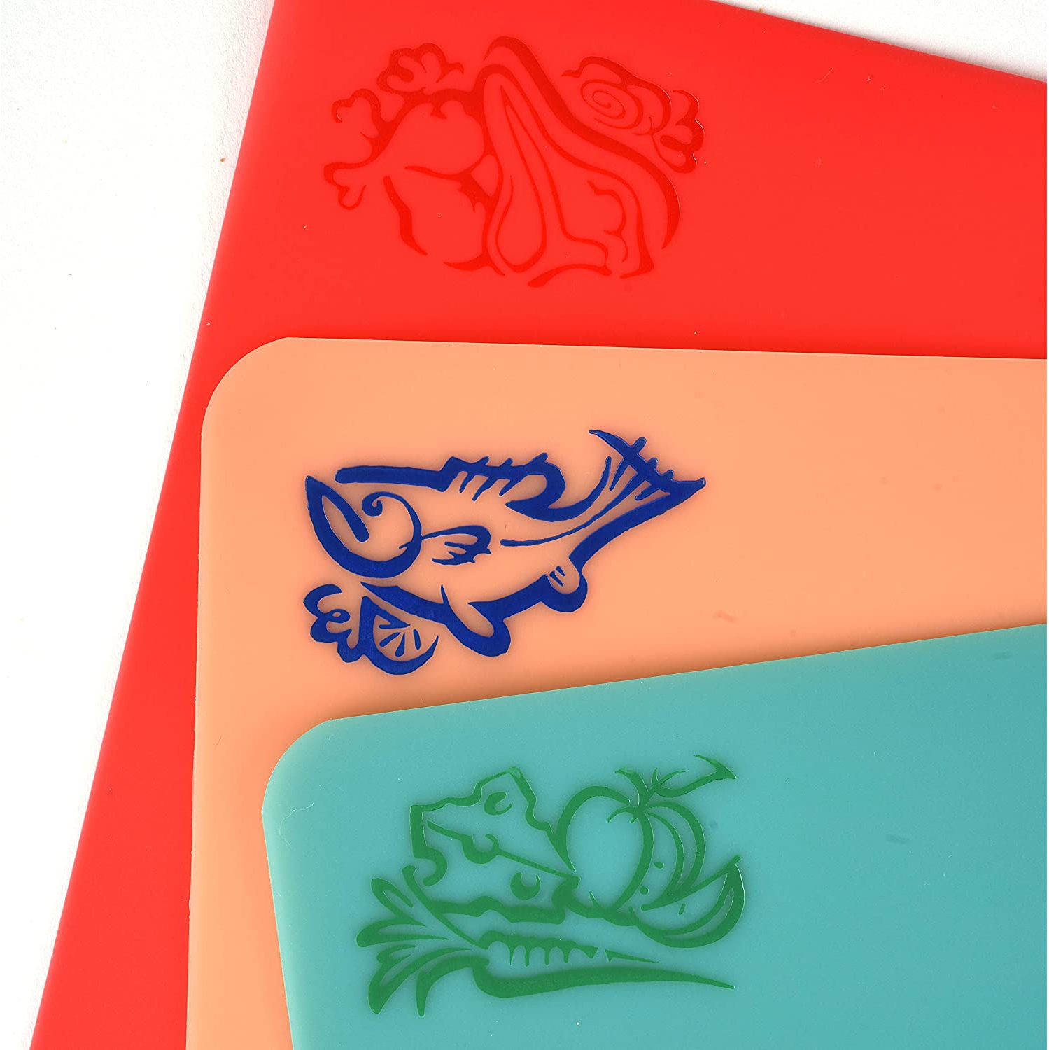 Cut-N-Slice Flexible Cutting Boards, Set of 3