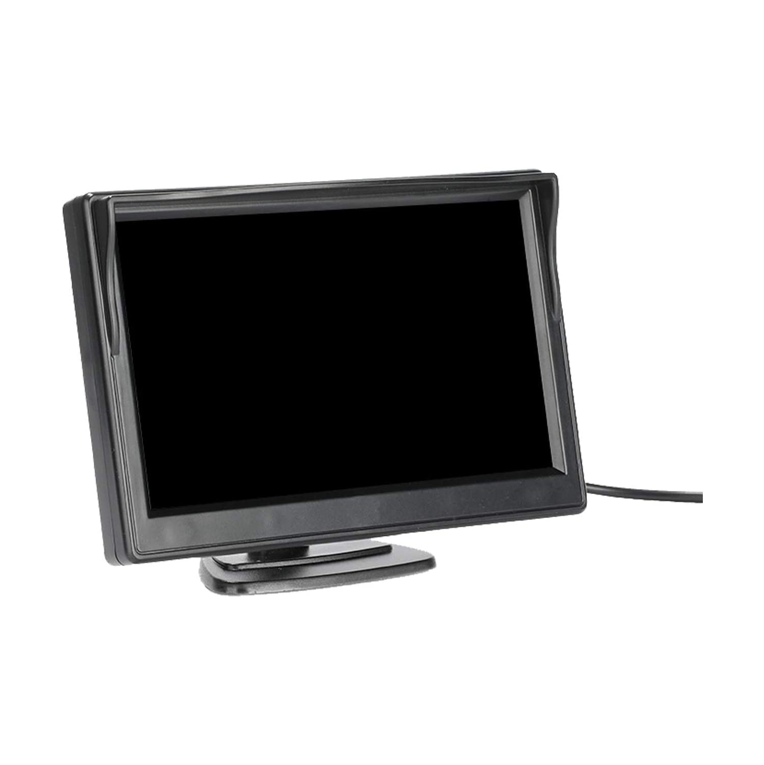 Écran couleur ACL à matrice active de 5 po pour caméra de recul de recul de stationnement avec 2 supports en option