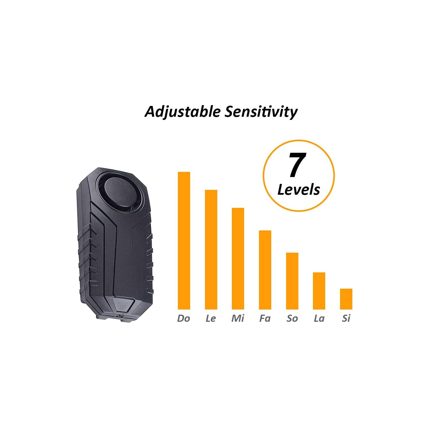 Alarme de vélo sans fil pour moto, alarme antivol avec télécommande, étanche IP55, 113 dB