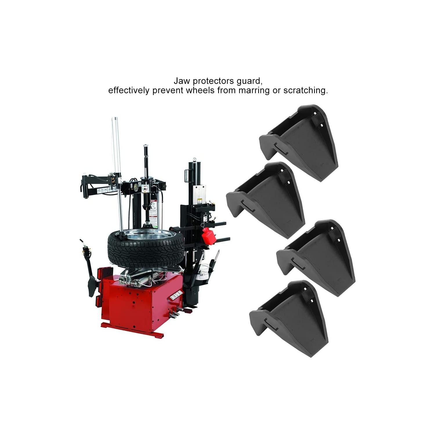 Tire Changer Clamp Cover, 4Pcs ST4027645 Jaw Protectors Guard Protective Covers Tire Changer Clamp Coverphoenix tire