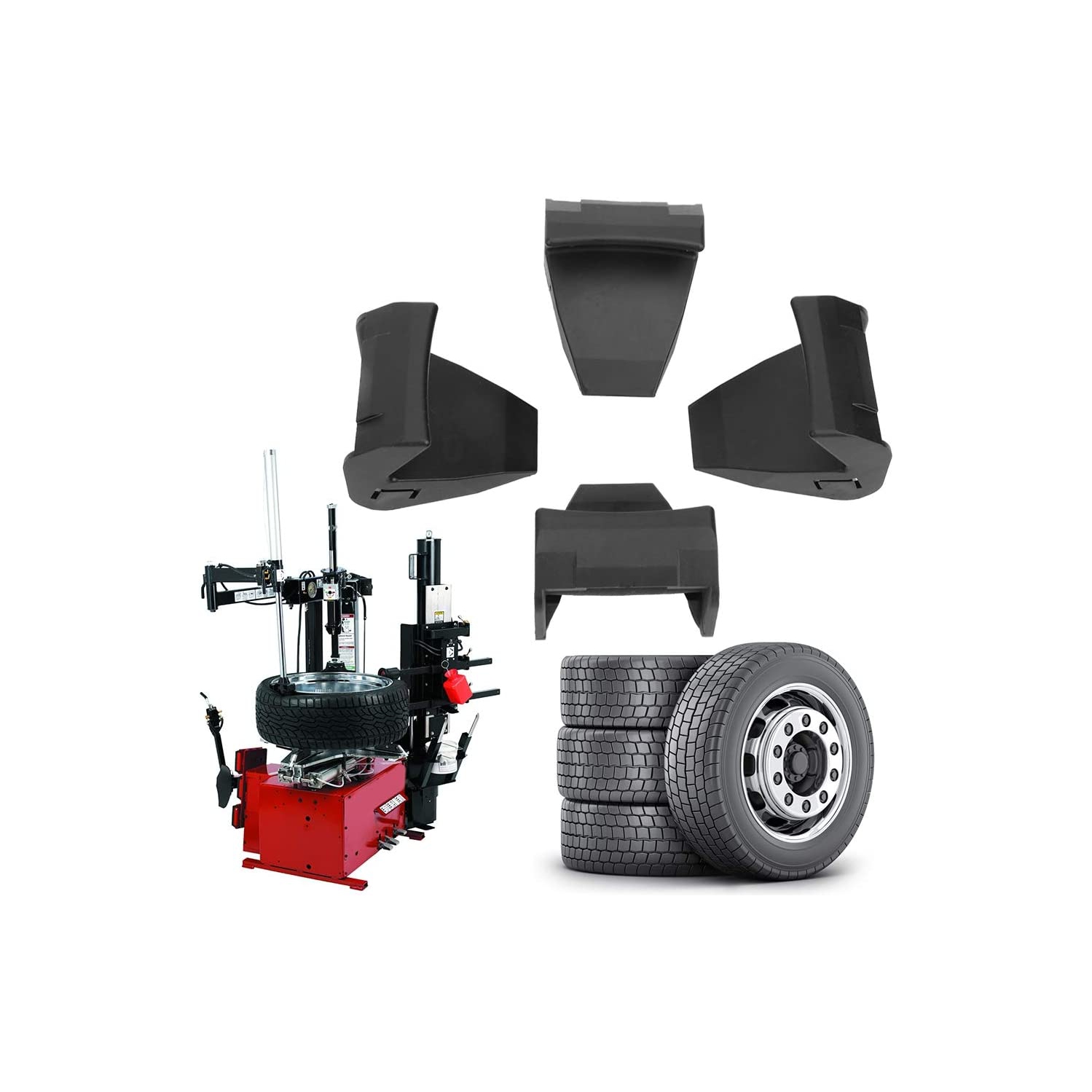 Protège-mâchoires, 4 pièces ST4027645 protège-mâchoires protège-écran protecteur couvre-pince pour changeur de pneus