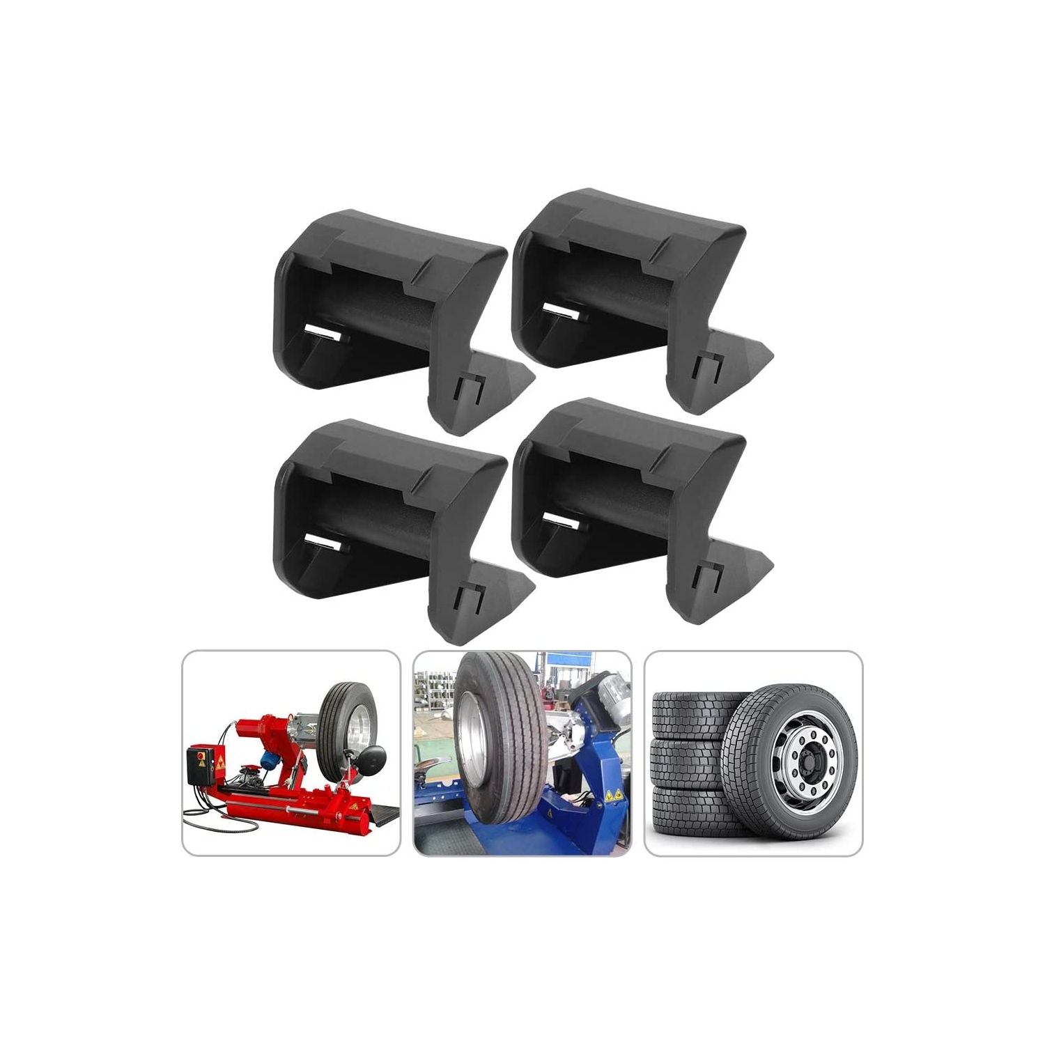 Protège-mâchoires, 4 pièces ST4027645 protège-mâchoires protège-écran protecteur couvre-pince pour changeur de pneus