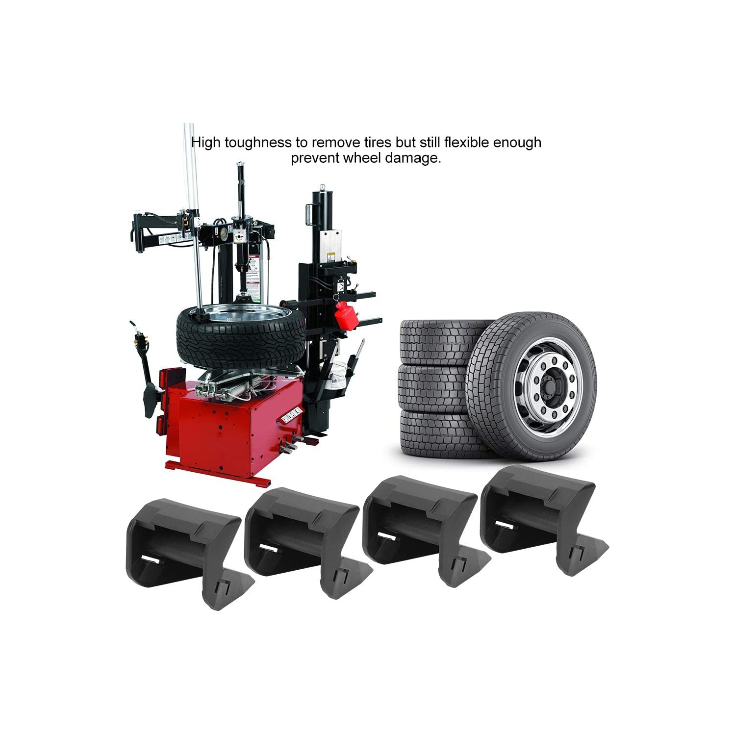 Protège-mâchoires, 4 pièces ST4027645 protège-mâchoires protège-écran protecteur couvre-pince pour changeur de pneus