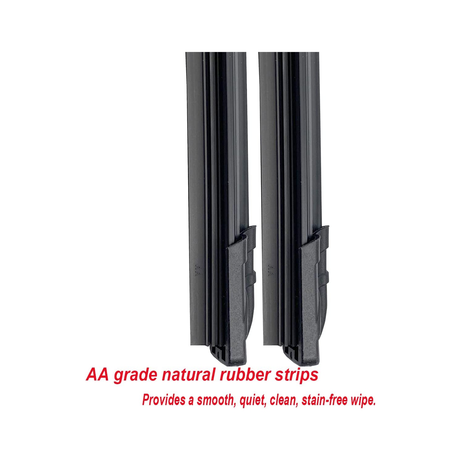 Balais d'essuie-glace universels quatre saisons de qualité supérieure d'origine pour le remplacement d'équipement d'origine, 22 po + 22 po