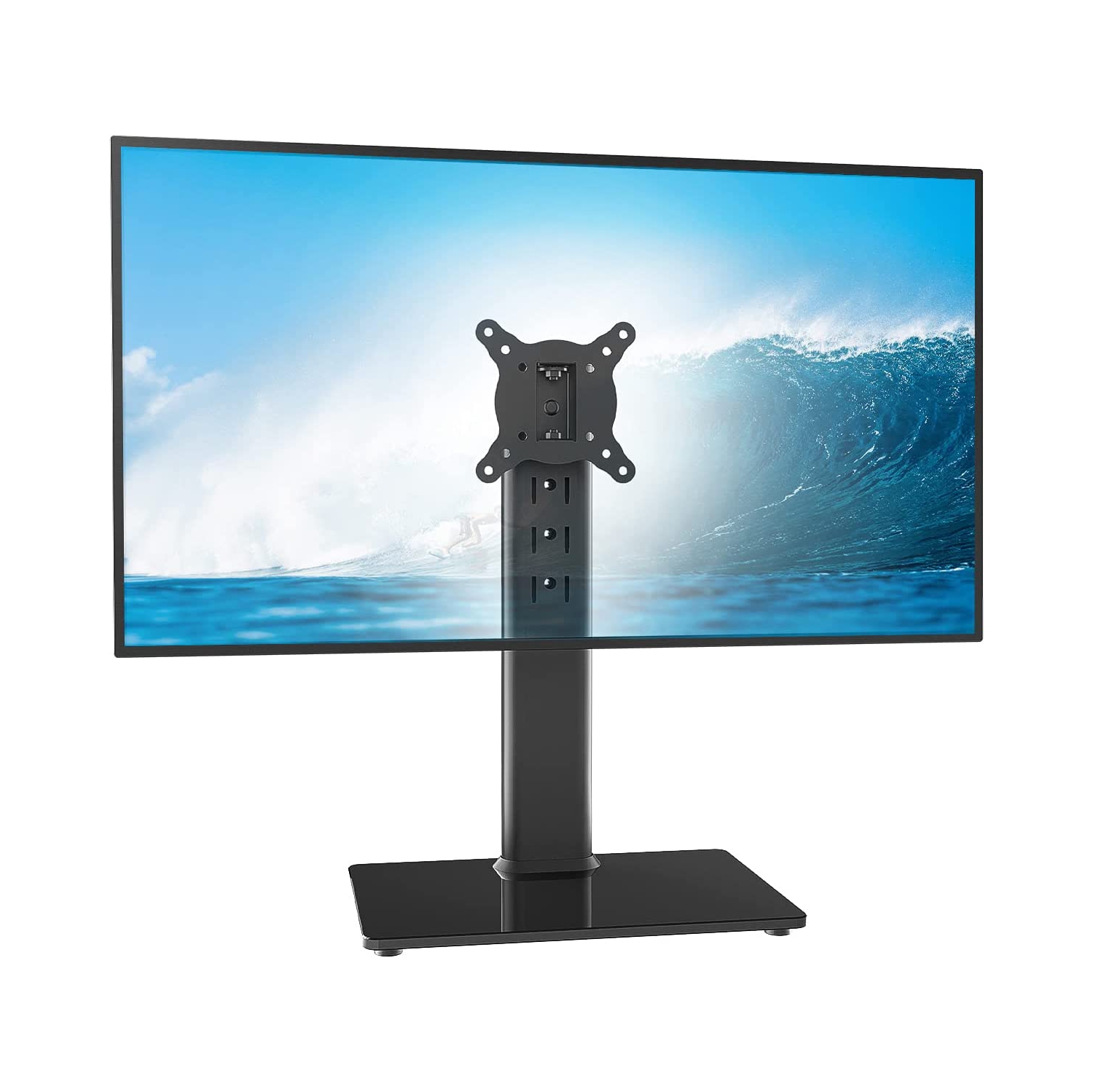 Universal Swivel TV Stand/Base Table Top TV Stand for 13 to 32 inch TVs with 100 Degree Swivel, 4 Level Height