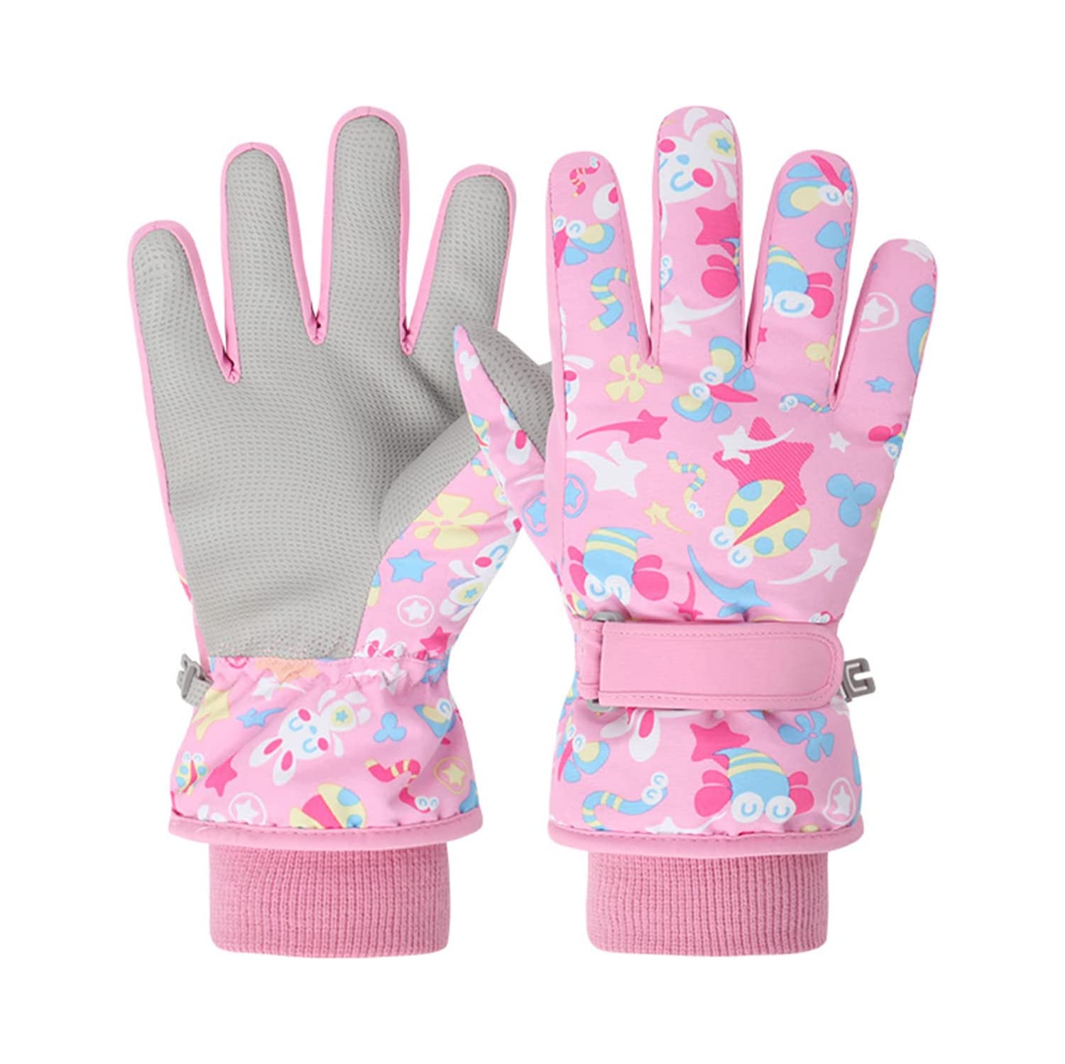 Gants imperméables pour garçons gants de ski d'hiver pour filles vélo de course pour garçons, filles, sports d'extérieur