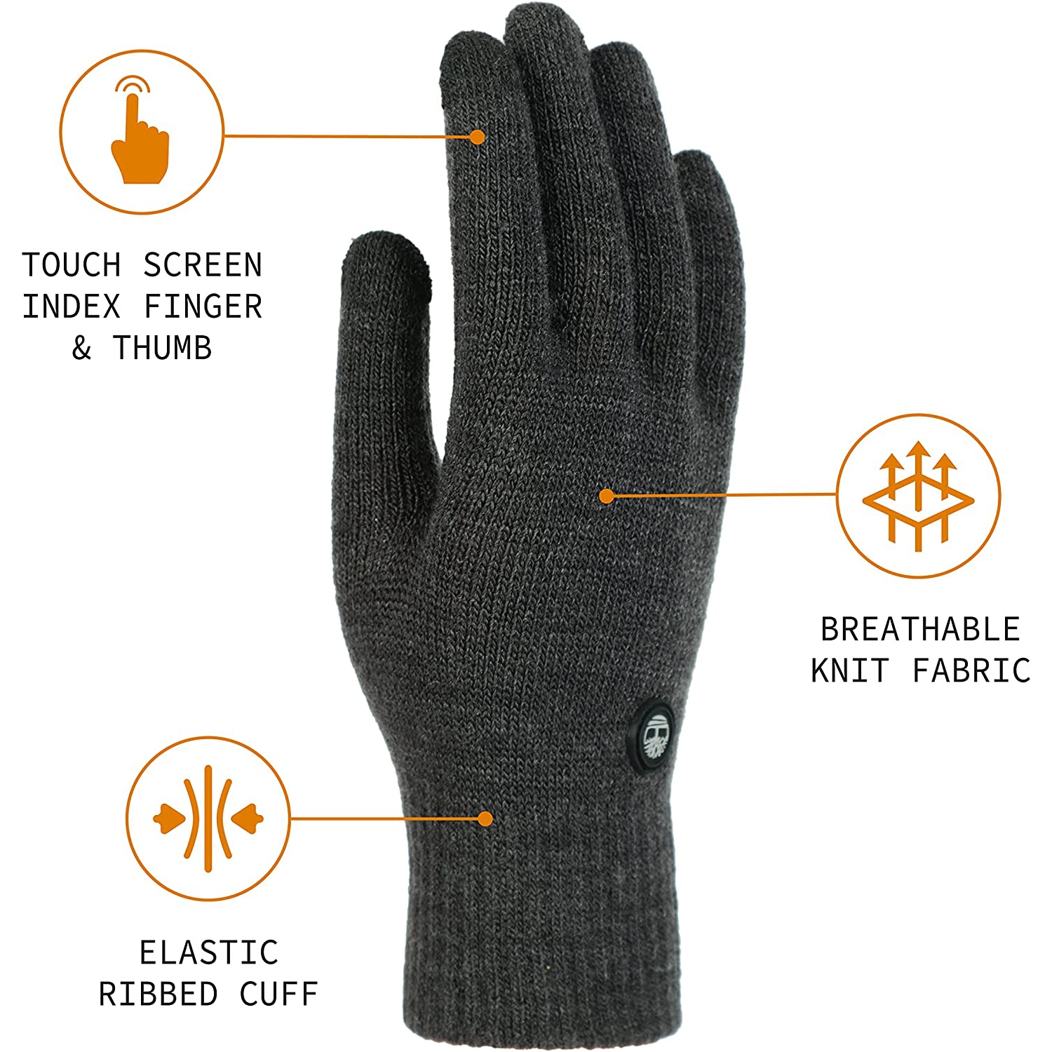 mens Magic Glove With Touchscreen Technology