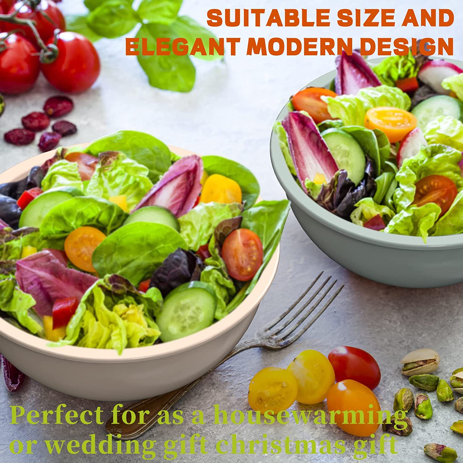 Ensemble de 18 bols à mélanger avec couvercles hermétiques, comprend des tasses à mesurer et va au micro-ondes