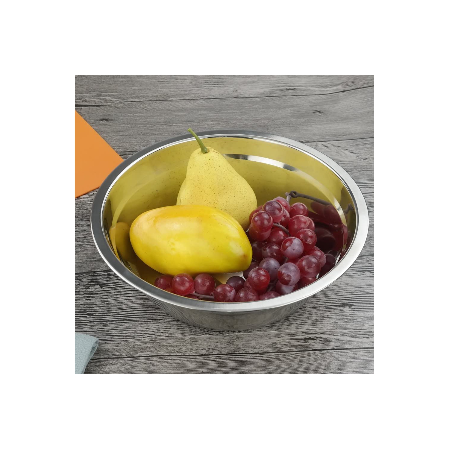 Ensemble de 4 bols à mélanger en acier inoxydable et bols de préparation en métal