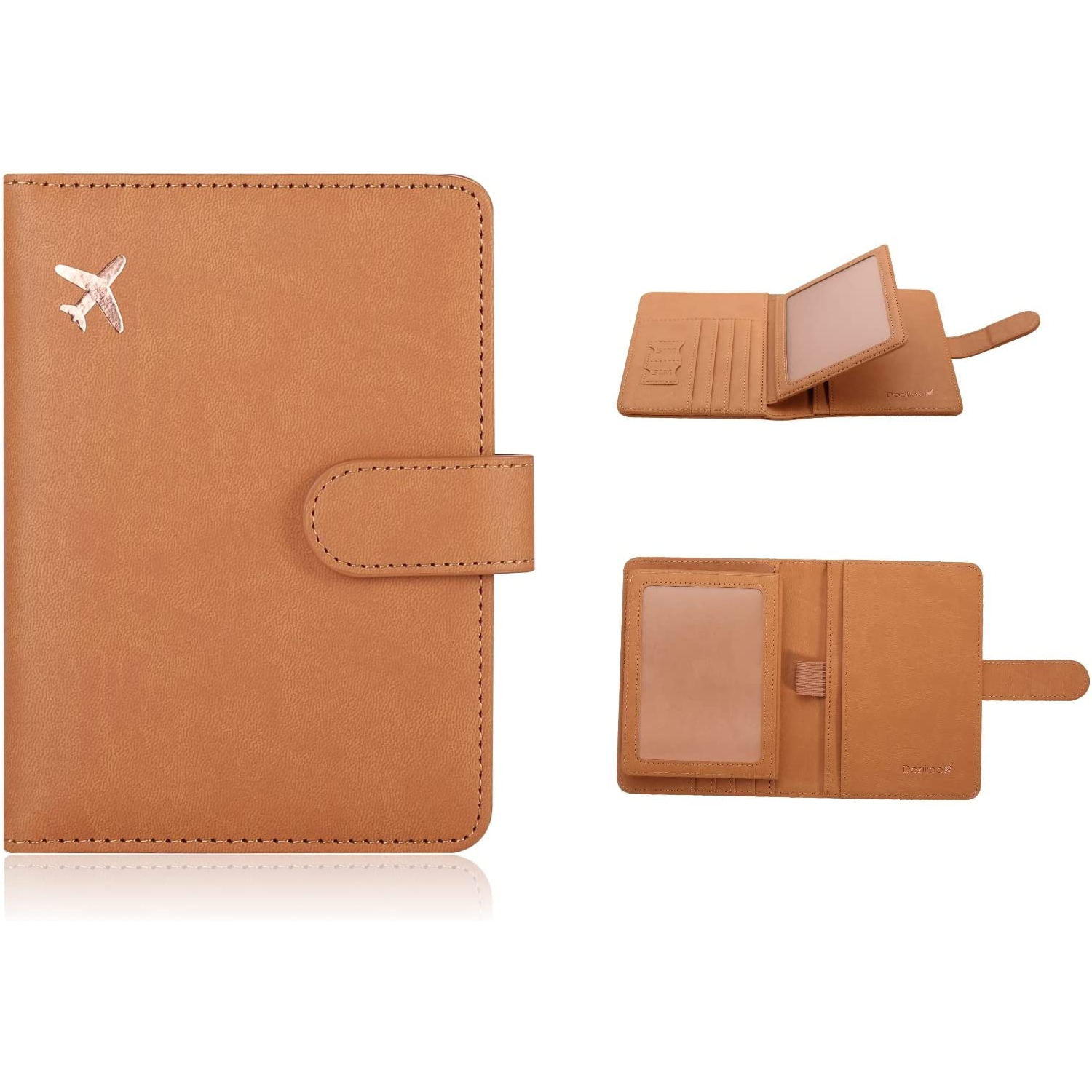 Passport Holder,Passport Holder Card Slots,Cute Passport cover for Women/Men,Waterproof Rfid Blocking Travel Wallet,