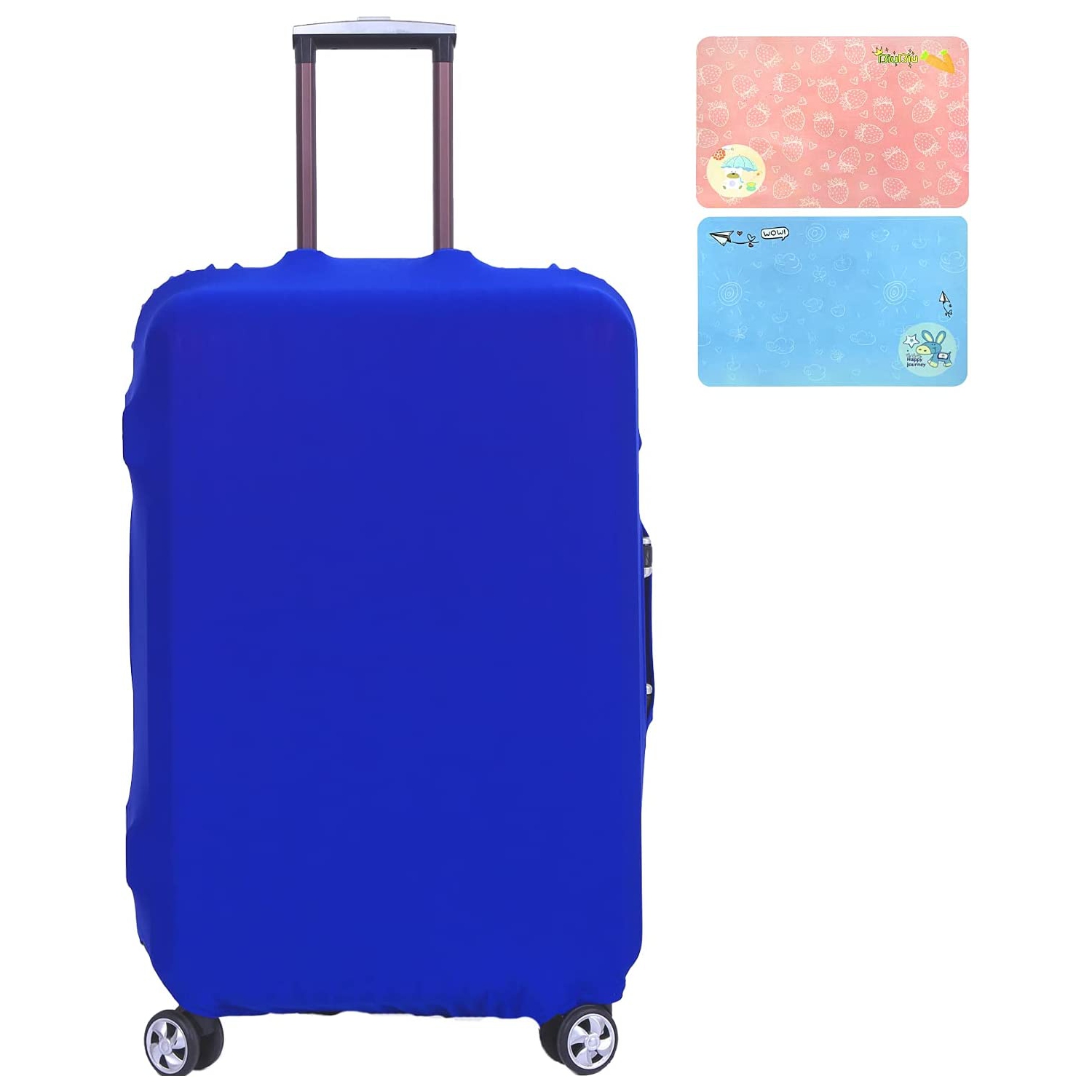 Housse élastique lavable pour sac de voyage, housse de protection pour valise avec étiquettes autocollantes étanches pour le bricolage