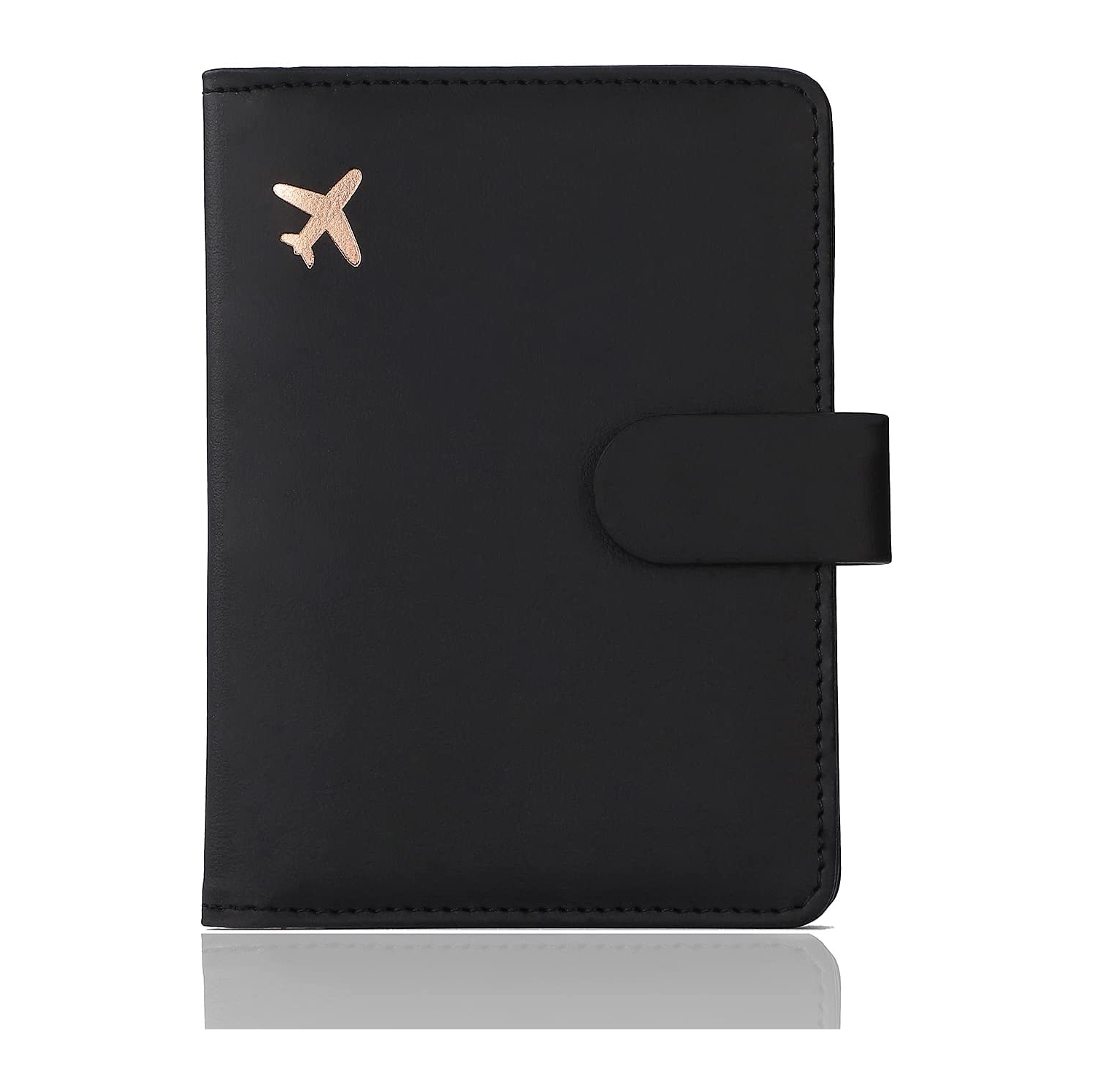 Étui porte-passeport en cuir de qualité supérieure, portefeuille de voyage anti-RFID avec porte-passeport