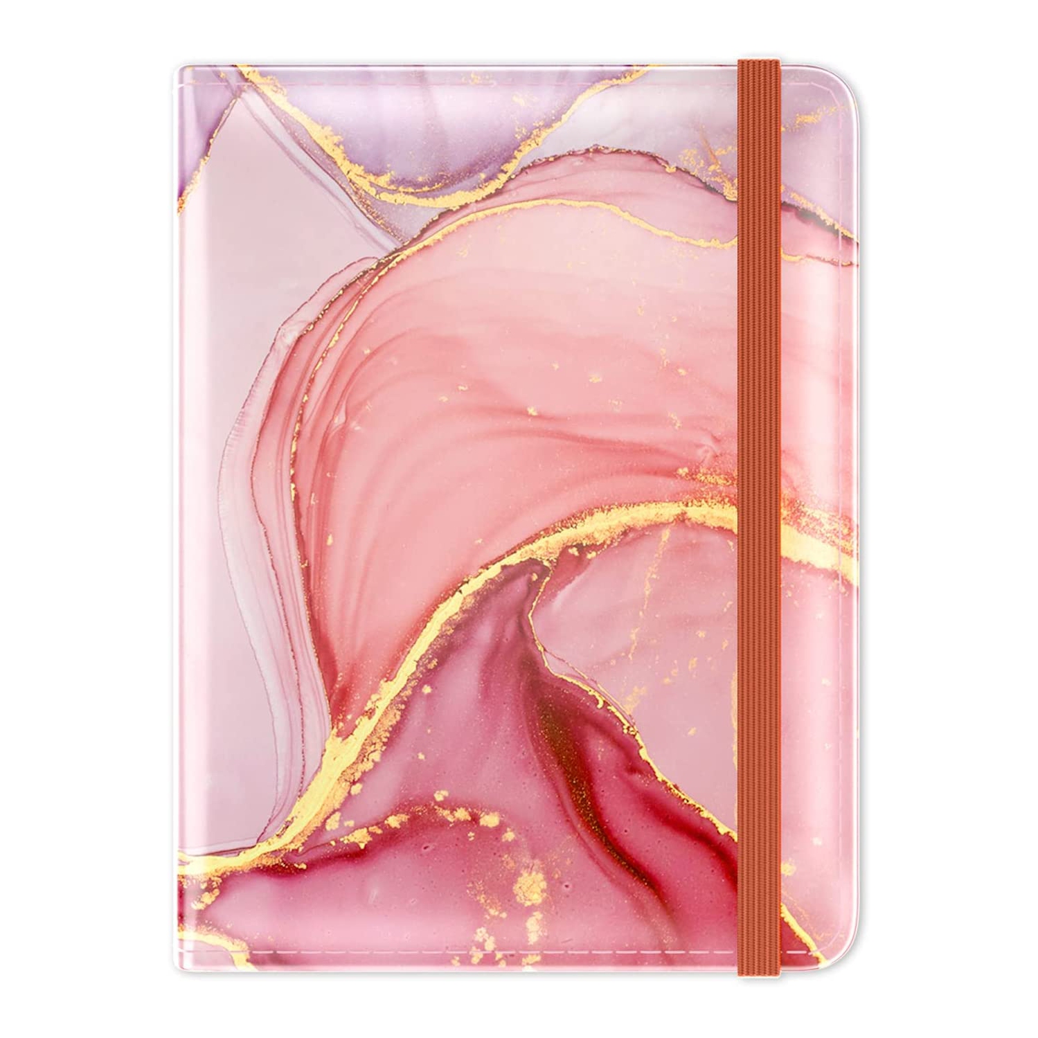 Porte-cartes combo passeport et vaccins, porte-passeport avec fente pour carte de vaccin, étui à passeport avec protection RFID