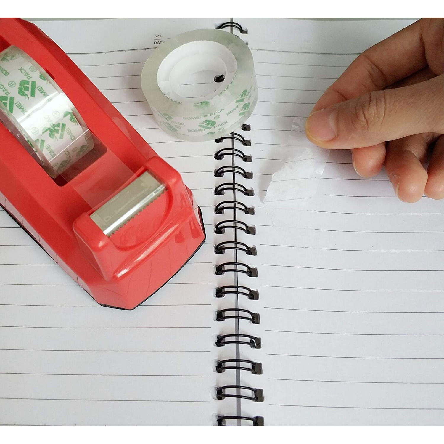 Ruban transparent Crystal, 24 rouleaux, format économique, 3/4 po x 1000 po, 1 po, rouleau de recharge de ruban d’emballage cadeau