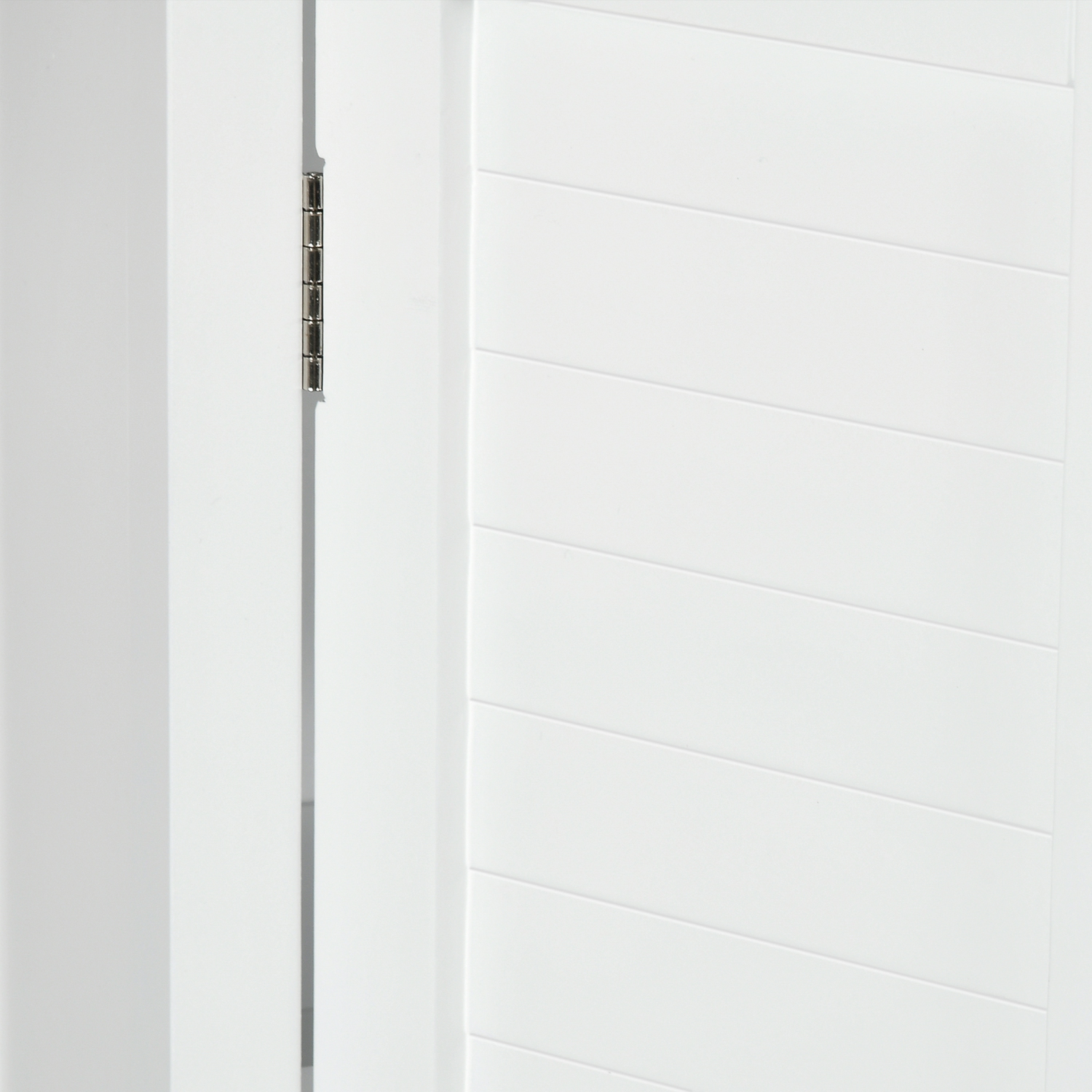 Armoire murale de salle de bain kleankin, armoire à pharmacie, armoire de rangement pour toilettes avec tablette réglable pour salon et entrée, blanc