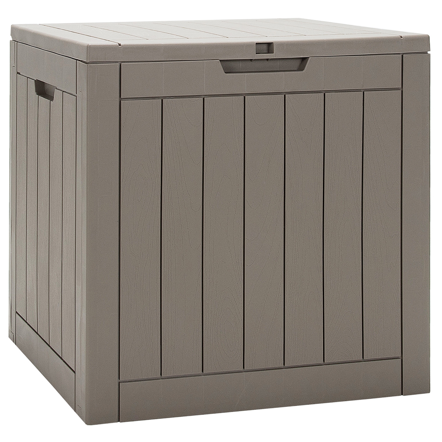 Costway 30 Gallon Deck Box Storage Container Seating Tools Organization Deliveries