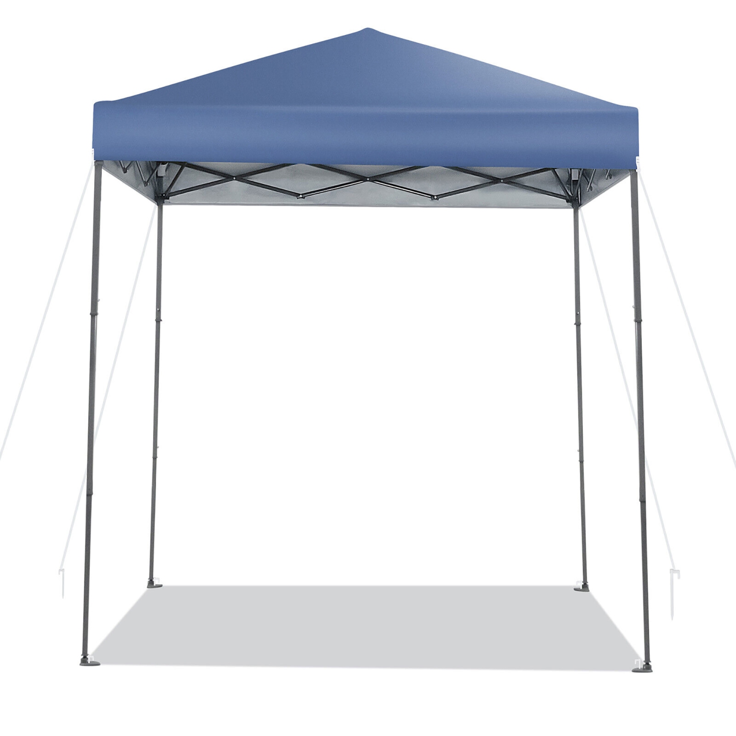 Gymax Patio 6.6 x 6.6ft Outdoor Pop-up Canopy Tent UPF 50+ Portable Sun Shelter