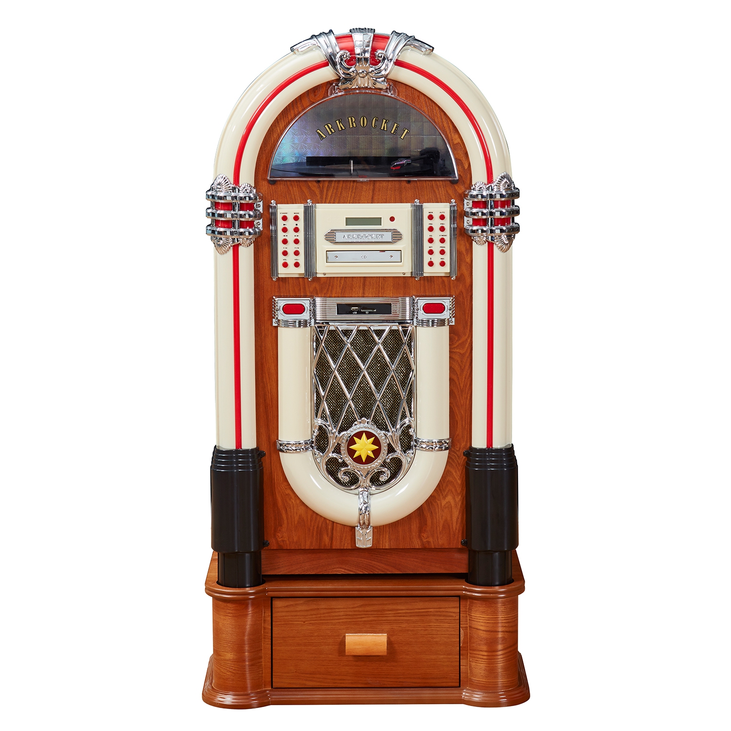 Arkrocket Taurus Classic Mid-Size Jukebox with stand