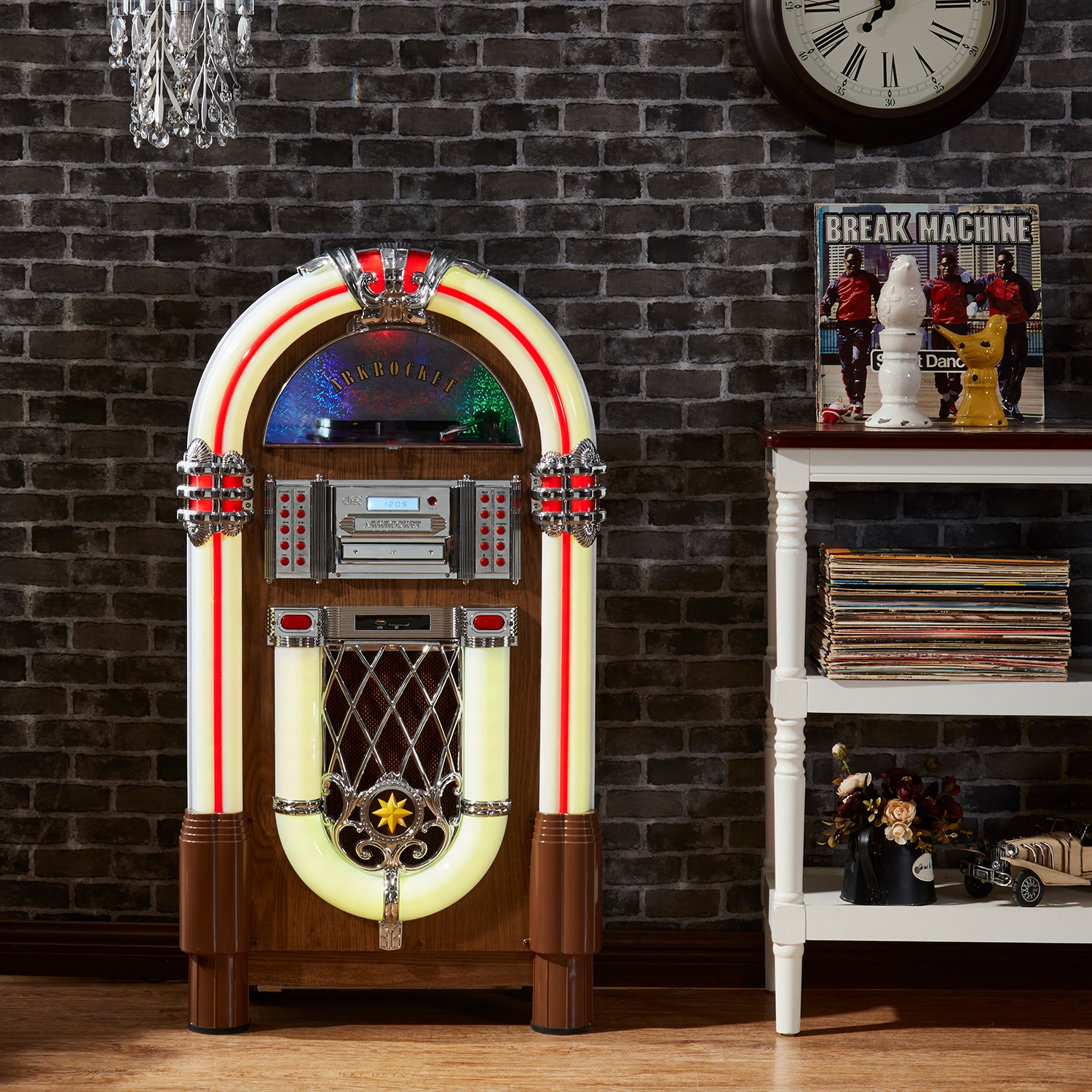 Arkrocket Taurus II Mid-Size Jukebox-OAK
