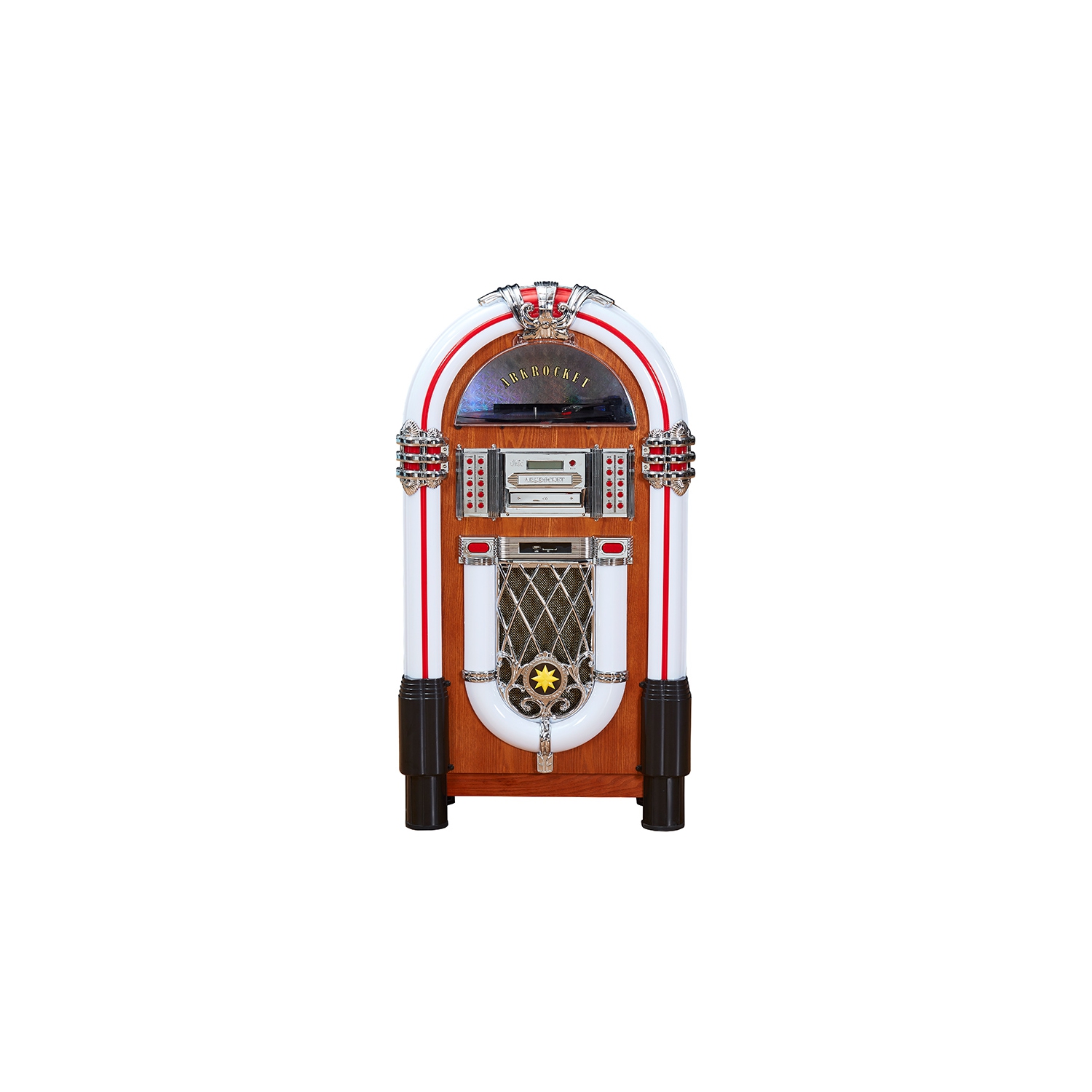 Arkrocket Taurus II Mid-Size Jukebox-Maple