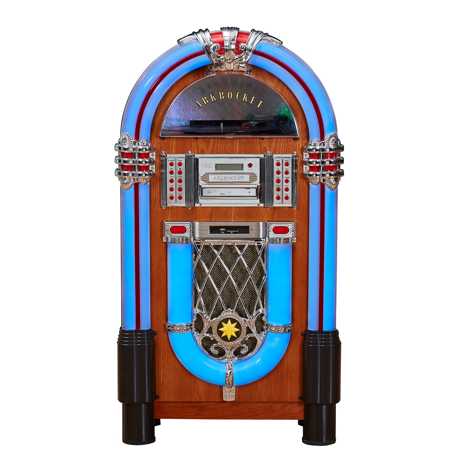 Arkrocket Taurus II Mid-Size Jukebox-Maple | Best Buy Canada