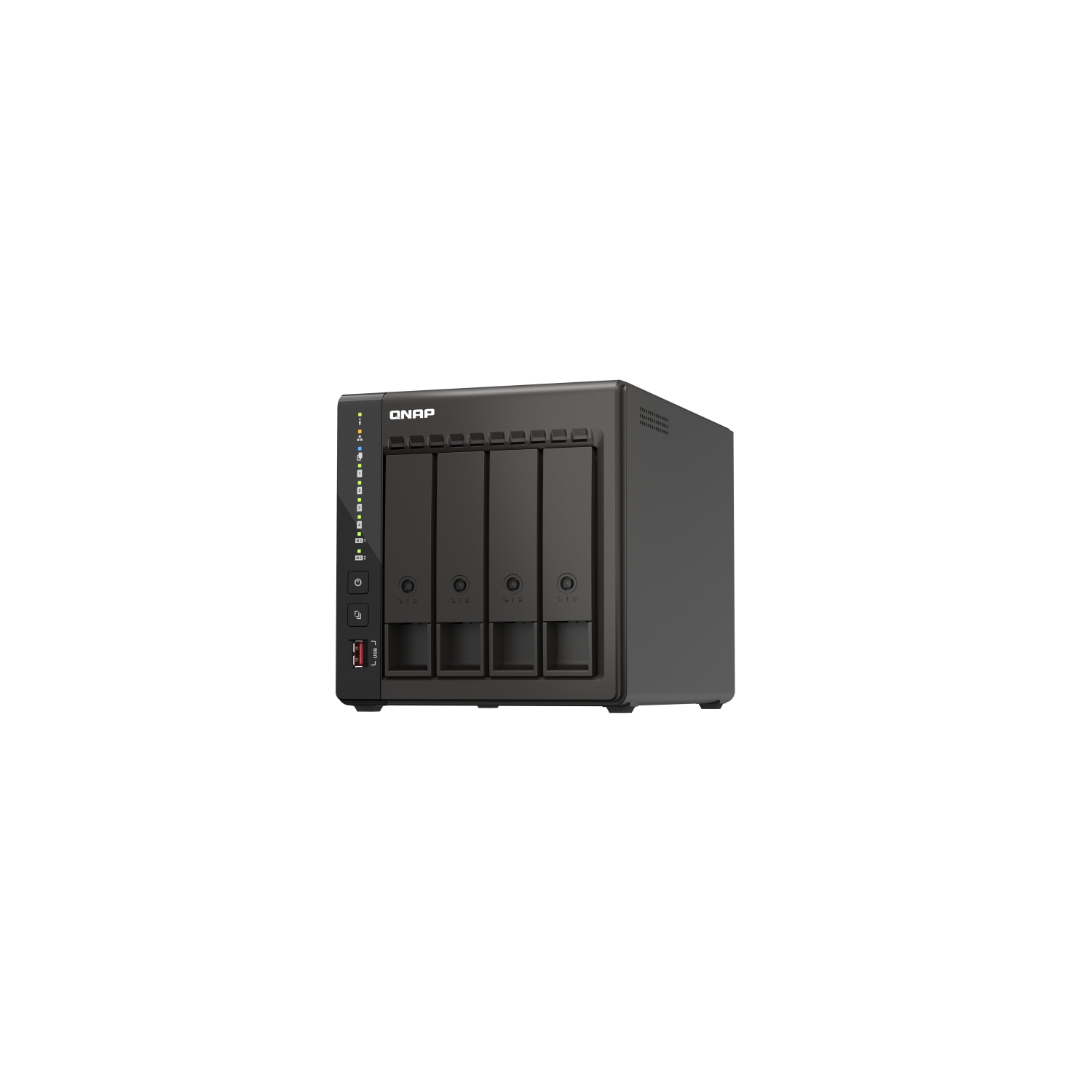 QNAP TS-453E-8G-US Dual 2.5GbE, 8GB RAM Intel Quad-core, Dual 2.5GbE Ports NAS for SOHO and Small Business