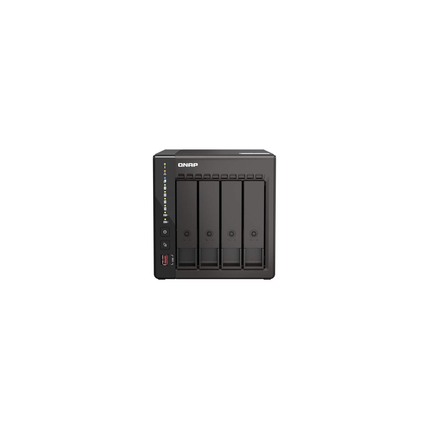 QNAP TS-453E-8G-US Dual 2.5GbE, 8GB RAM Intel Quad-core, Dual 2.5GbE Ports NAS for SOHO and Small Business