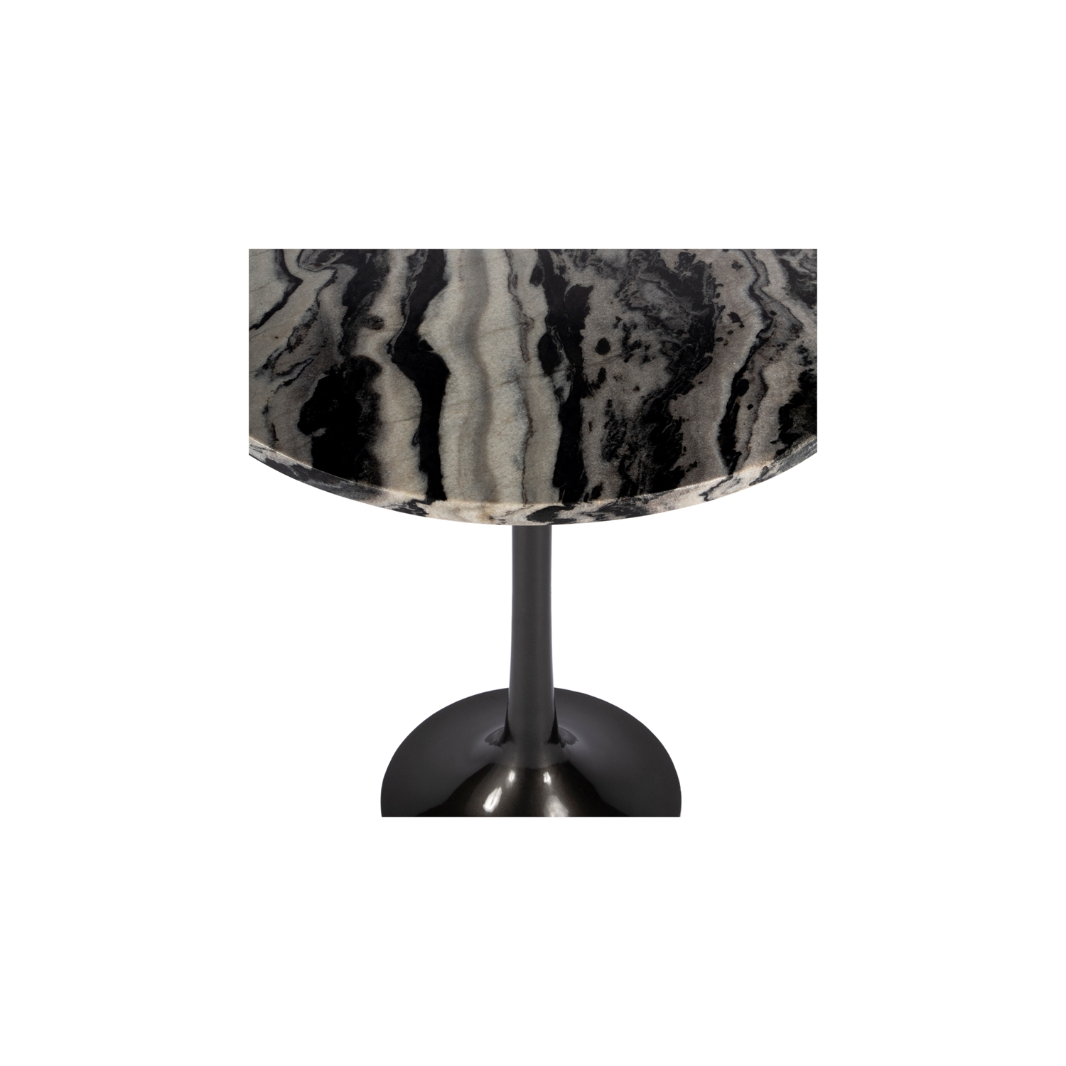 Butler Specialty Company Paxton Round Marble Accent Table - Metal & Marble