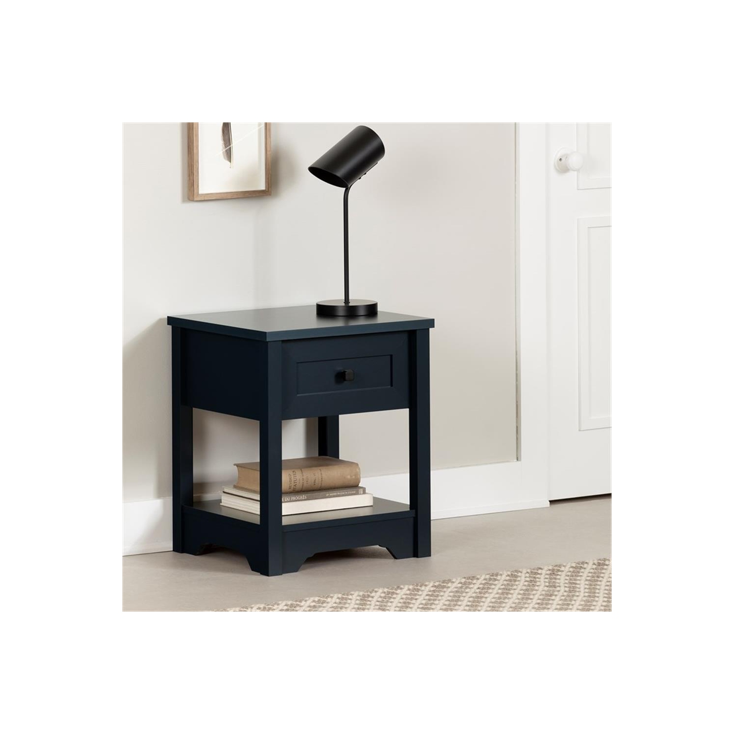 South Shore – Table de bout, bleu marine, Farnel