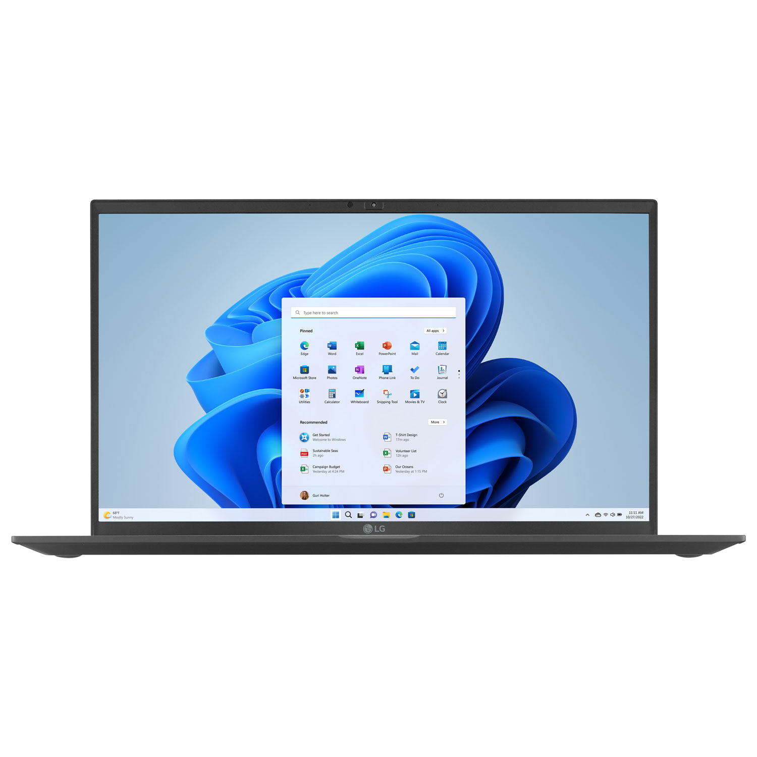 LG Gram 15" Touchscreen Laptop - Black (Intel EVO i7-1360P/512GB SSD/16GB RAM/Windows 11 Home)