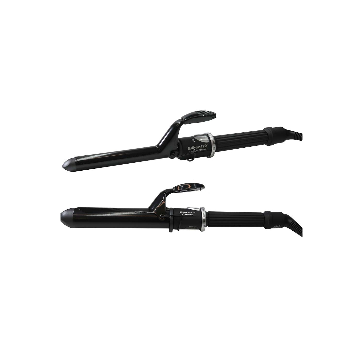 BaByliss Pro Porcelain Ceramic 3/4" Curling Iron with 1 ¼" Curling Iron