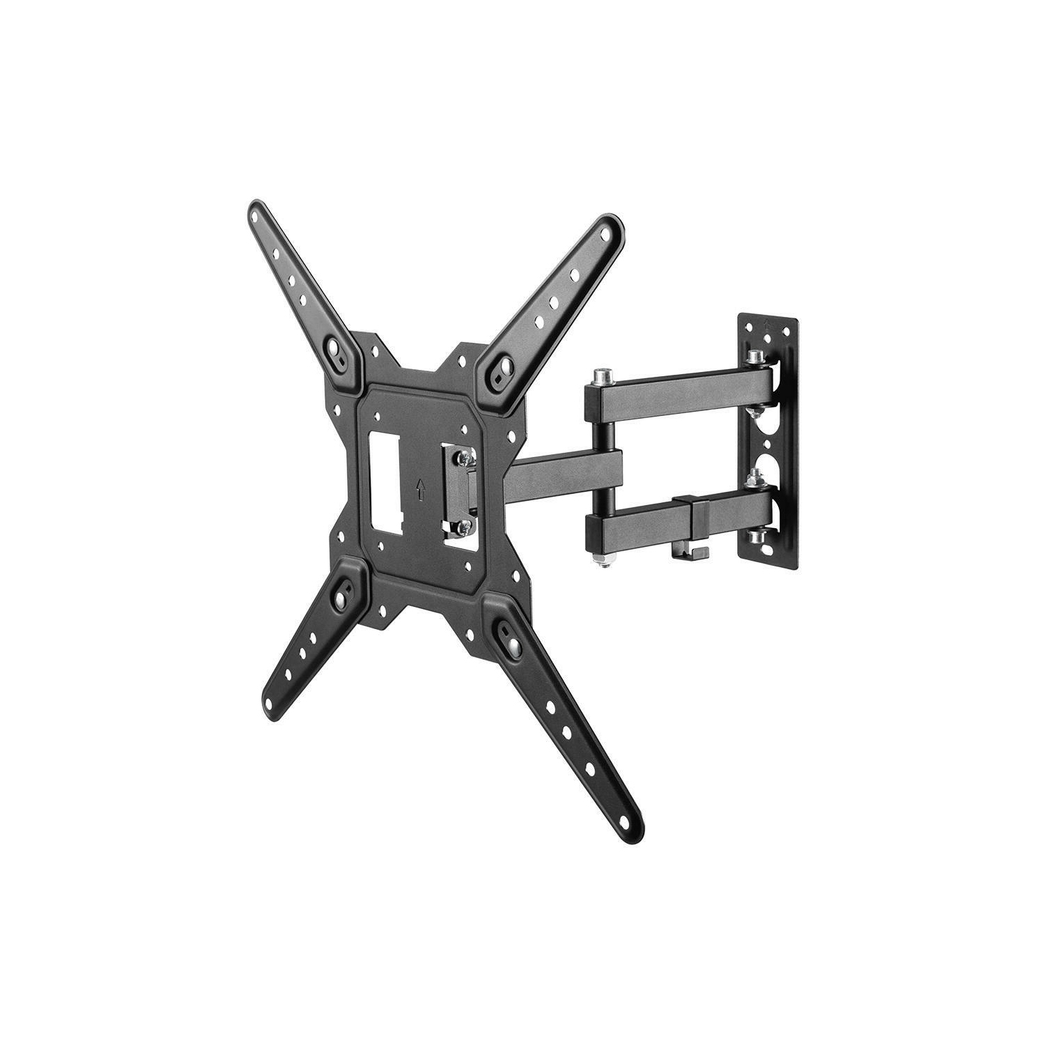 23-55 inches For Full Motion TV Wall Mount Monitor Wall Bracket TV Mounts for Screen,400x400mm - PrimeCables