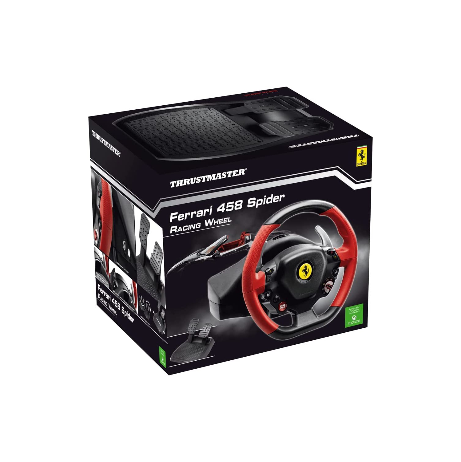 Thrustmaster VG Ferrari 458 Spider Racing Wheel-Xbox One - Open 