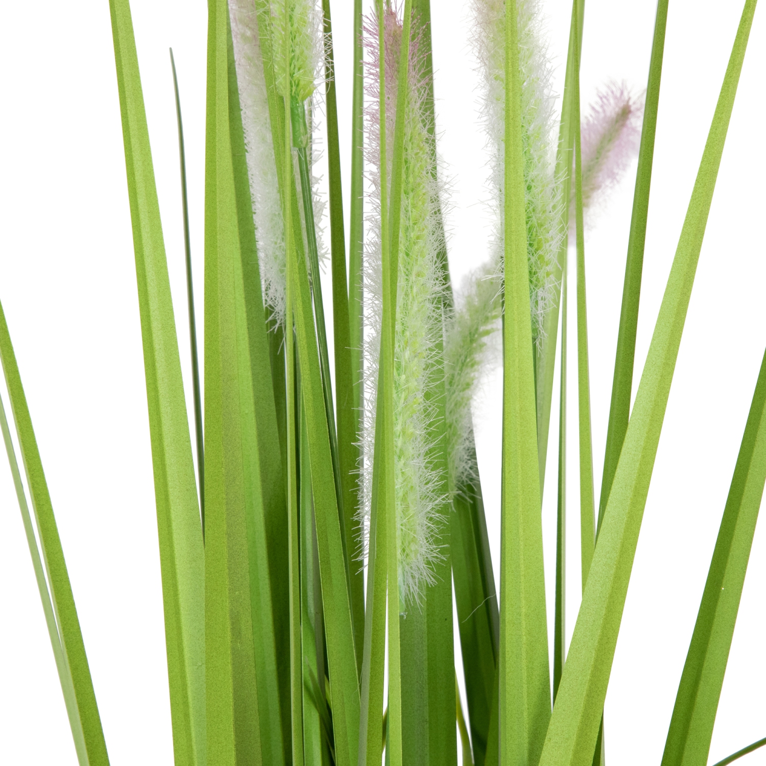 24" Artificial Green Onion Grass Plant in Tin Pot