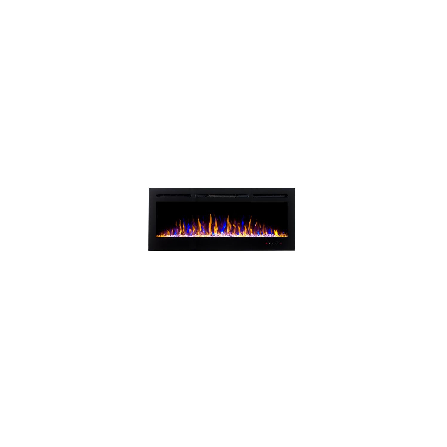 Flamehaus® Electric LED Fireplace Insert - 50"- Black
