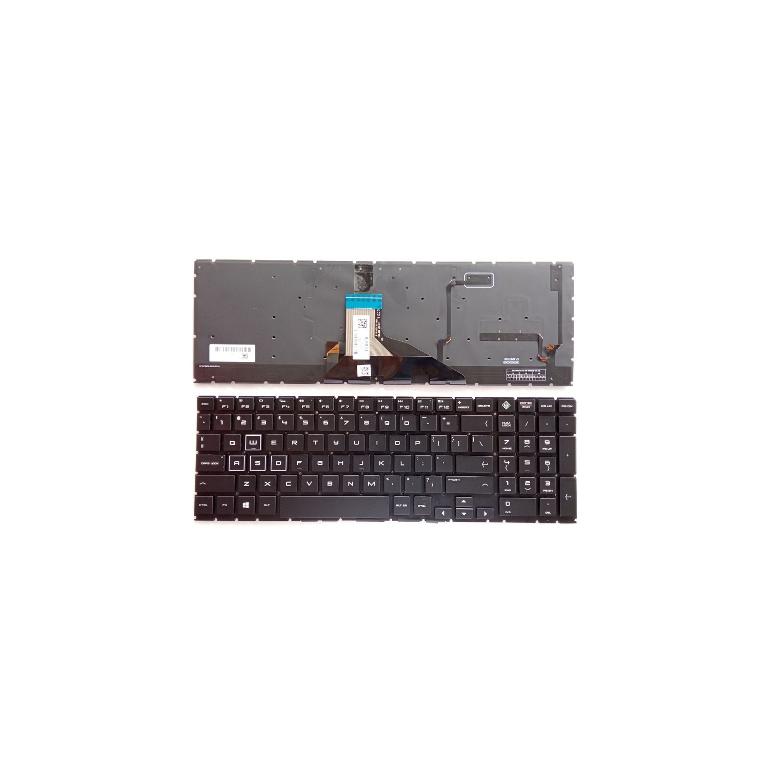 Replacement Laptop Keyboard RGB Backlit for HP Omen 15-DC 15T-DC 15-DH 15T-DH 15-DC0051NR 15T-DC000 15-DC0010CA 15-DC0010NR 15-DC0011NR 15-DC0020CA 15-DC0020NR