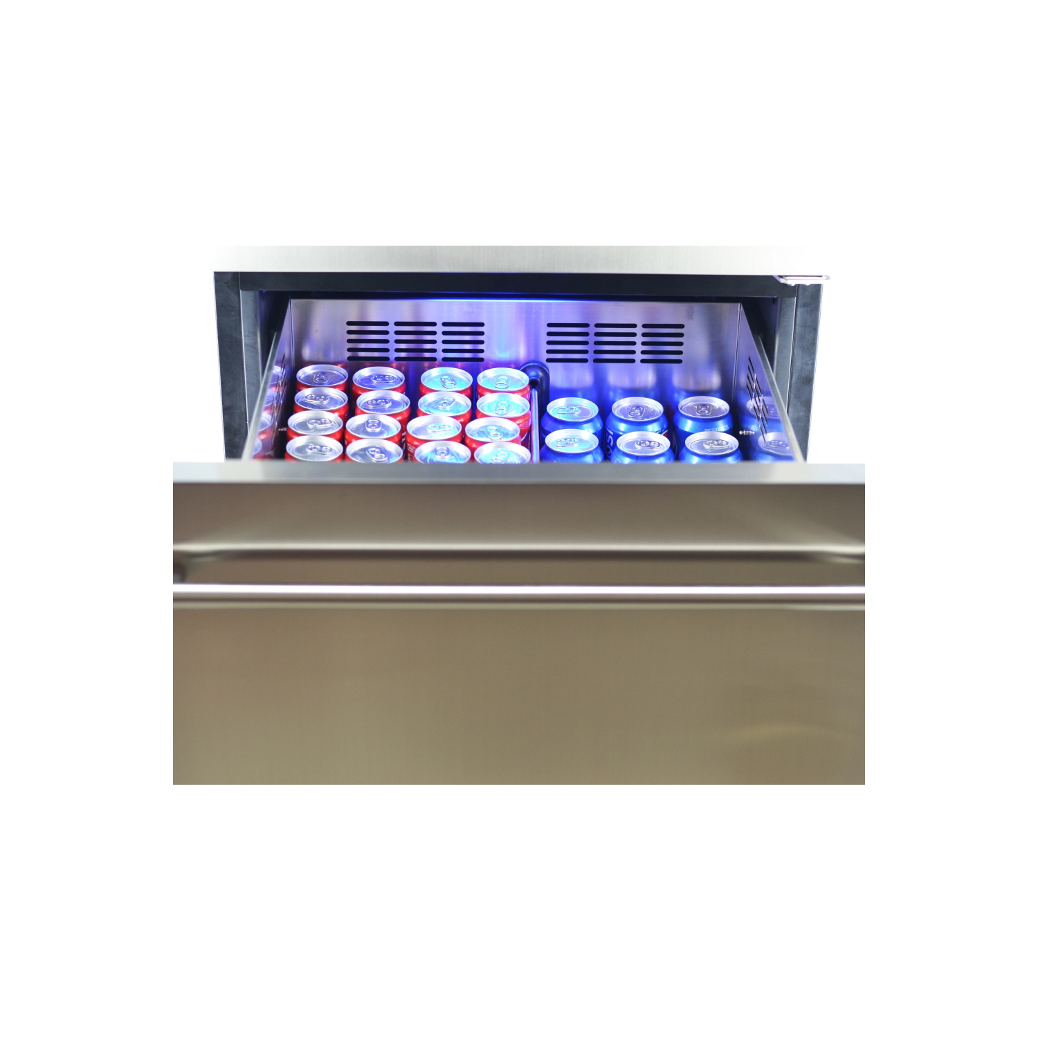 Forno Azienda Dual Temperature Zone 24-inch Wine Cooler 108 Bottles with two refrigerated drawers