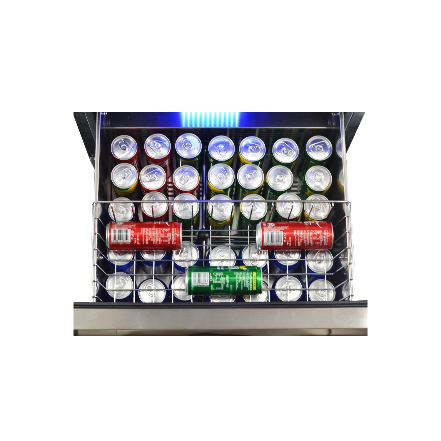 Forno Azienda Dual Temperature Zone 24-inch Wine Cooler 108 Bottles with two refrigerated drawers