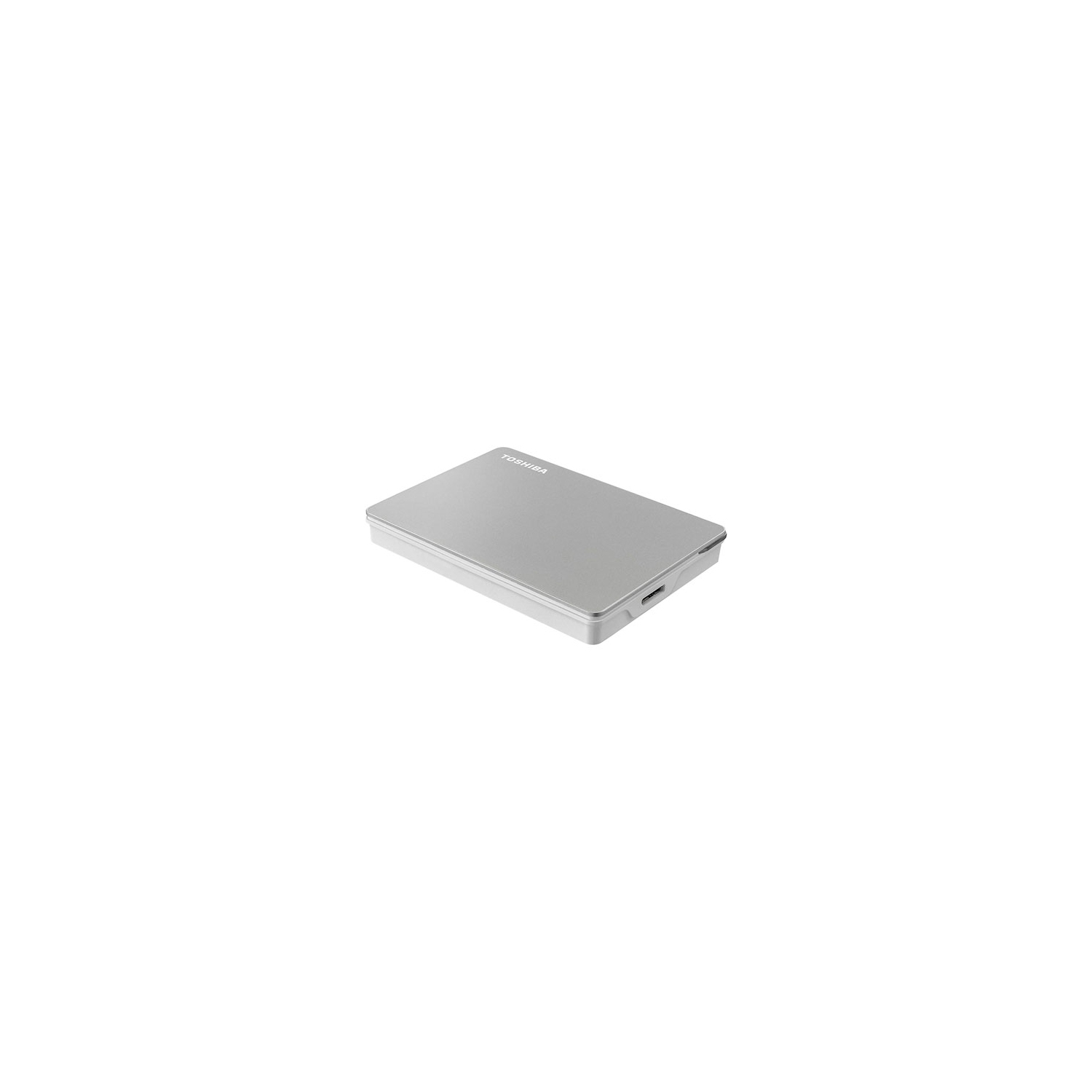 Disque dur externe Toshiba Canvio Flex 1 To Argent pour PC et MAC USB-C - Disques  durs externes