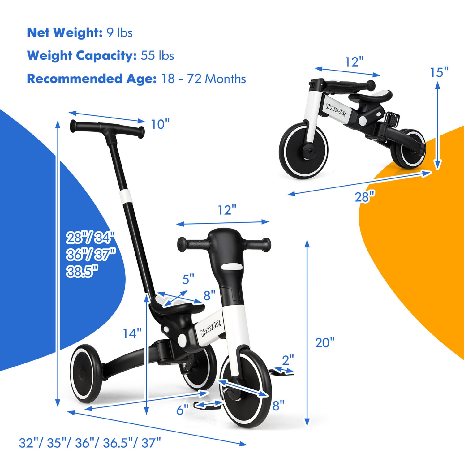 Gymax tricycle sale